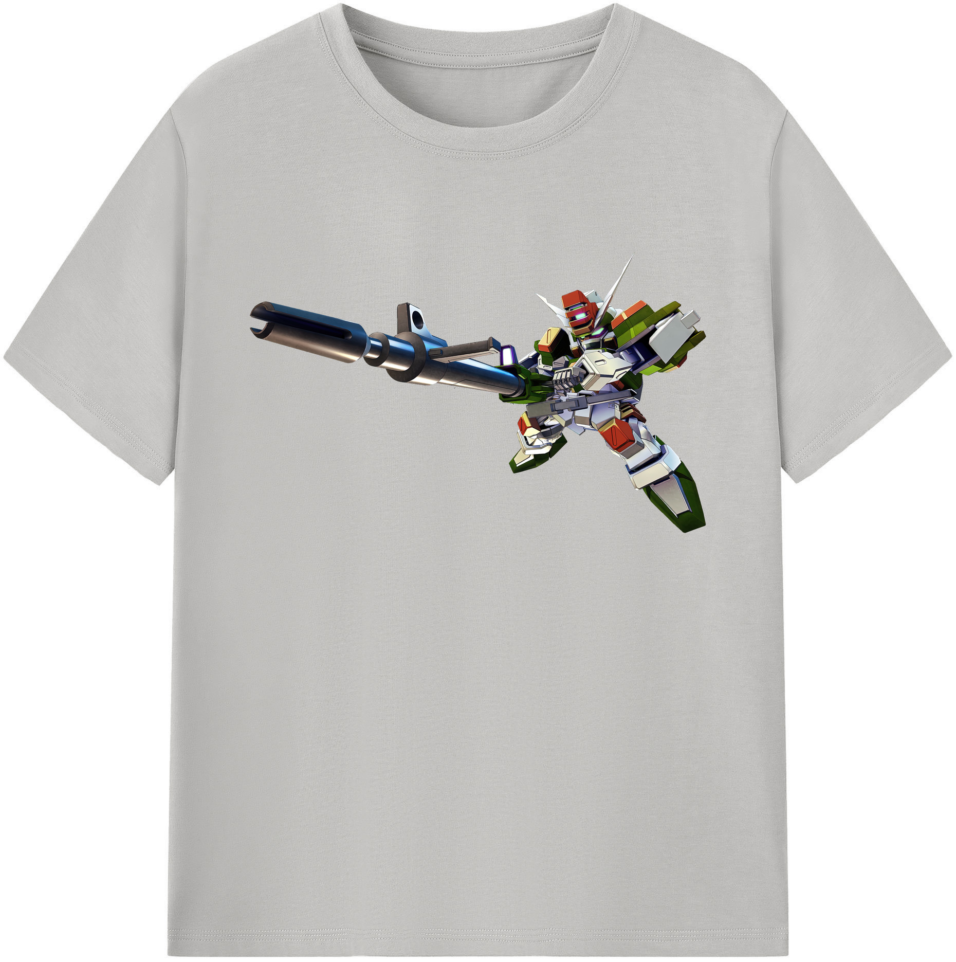 （画像用） 機動戦士ガンダム Mobile Suit Gundam 綿100％ メンズ半袖Tシャツ｜肌触りやわらか＆通気性