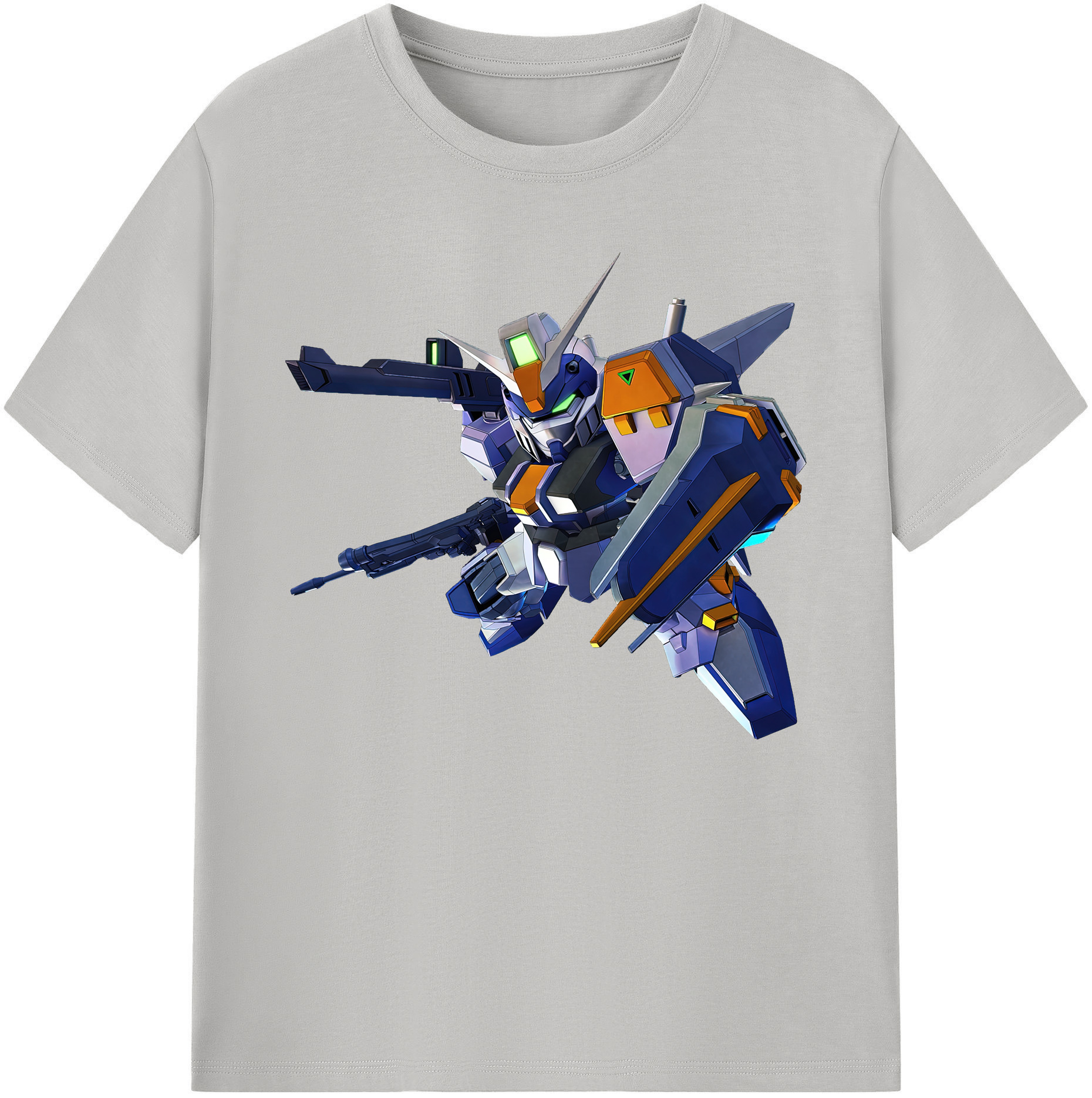 （画像用） 機動戦士ガンダム Mobile Suit Gundam 綿100％ メンズ半袖Tシャツ｜肌触りやわらか＆通気性