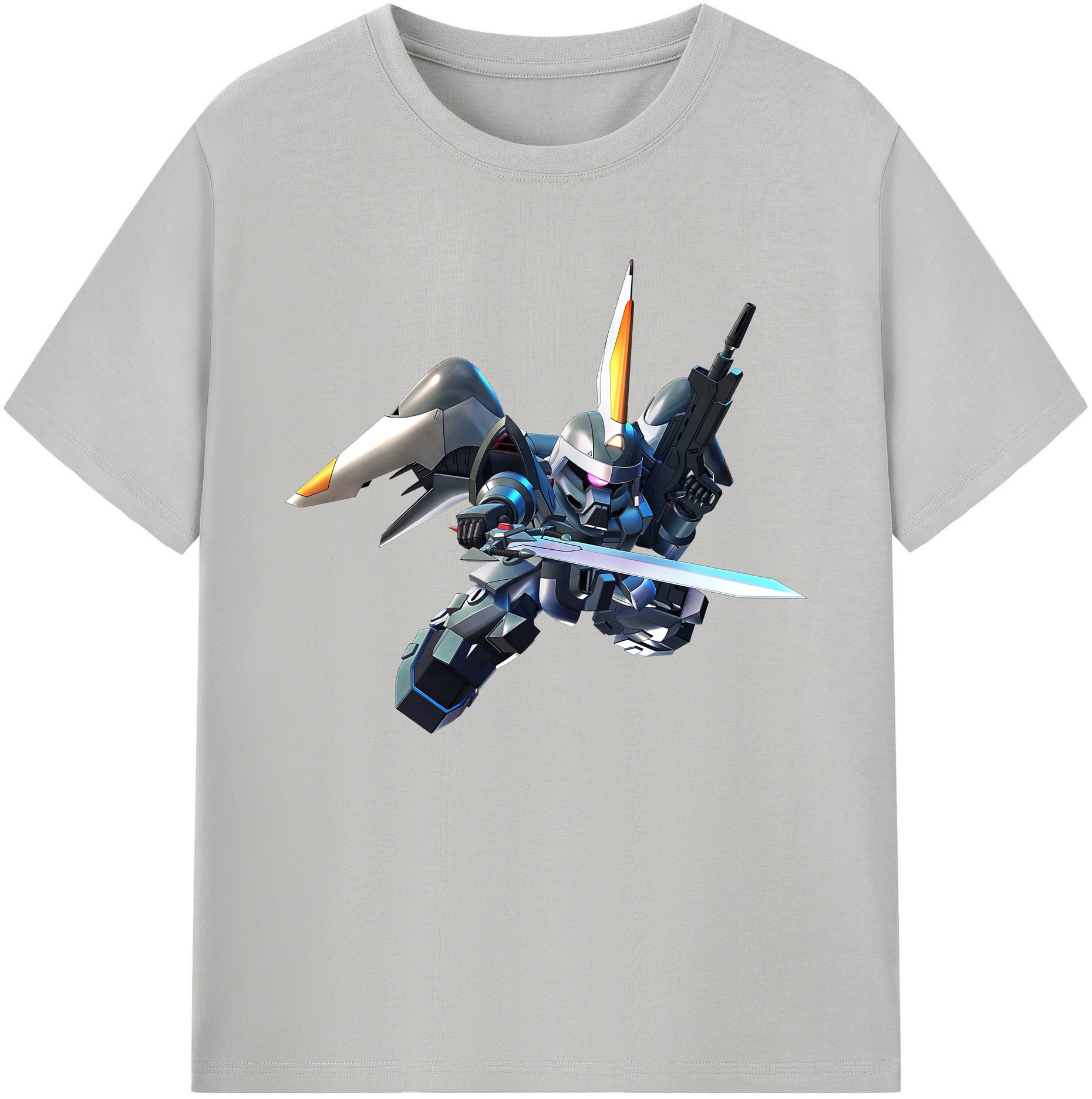 （画像用） 機動戦士ガンダム Mobile Suit Gundam 綿100％ メンズ半袖Tシャツ｜肌触りやわらか＆通気性