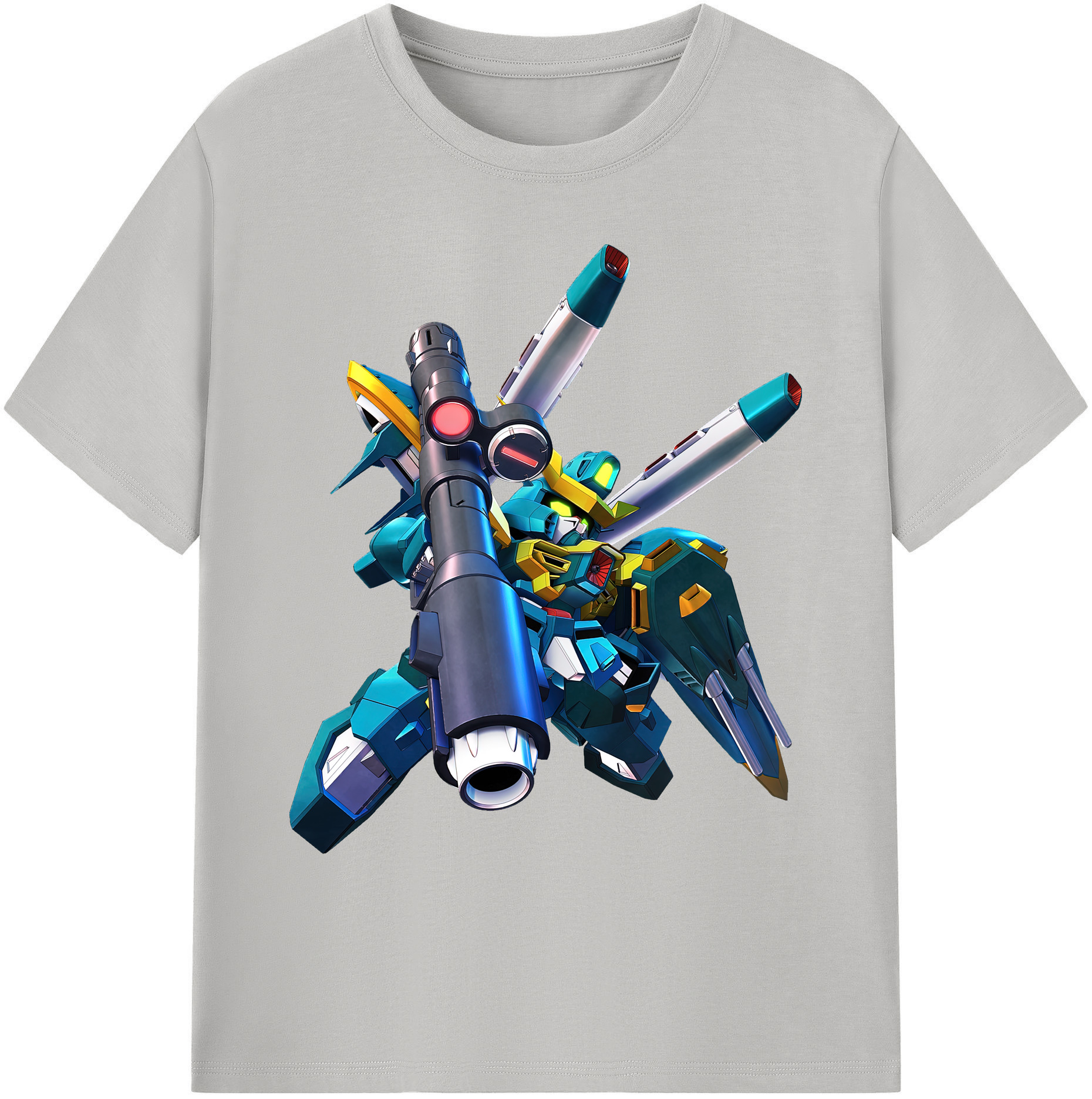 （画像用） 機動戦士ガンダム Mobile Suit Gundam 綿100％ メンズ半袖Tシャツ｜肌触りやわらか＆通気性