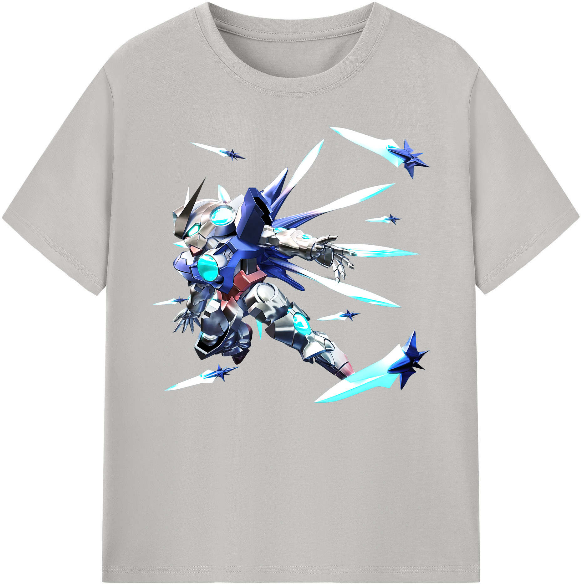 （画像用） 機動戦士ガンダム Mobile Suit Gundam 綿100％ メンズ半袖Tシャツ｜肌触りやわらか＆通気性