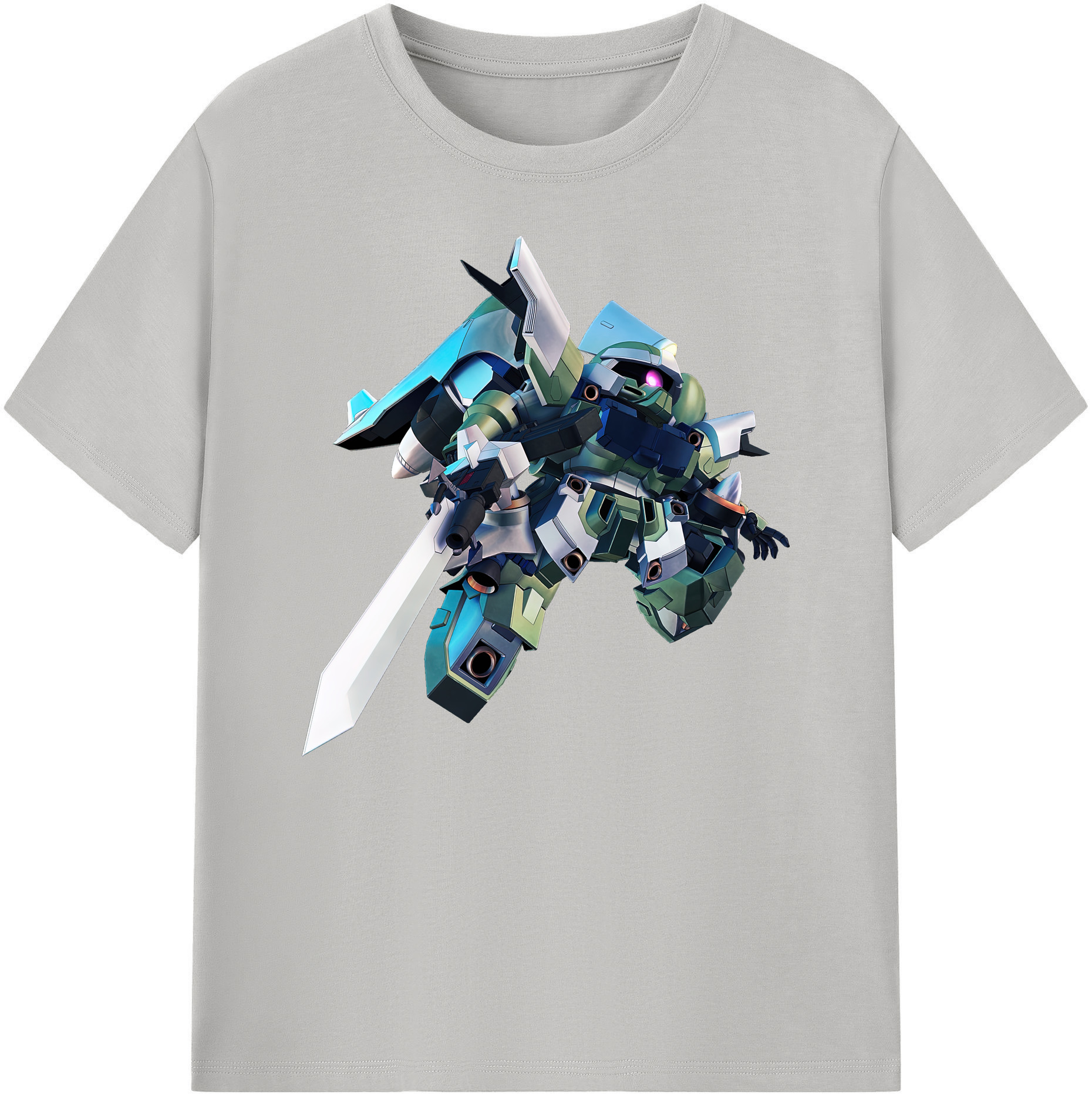 （画像用） 機動戦士ガンダム Mobile Suit Gundam 綿100％ メンズ半袖Tシャツ｜肌触りやわらか＆通気性