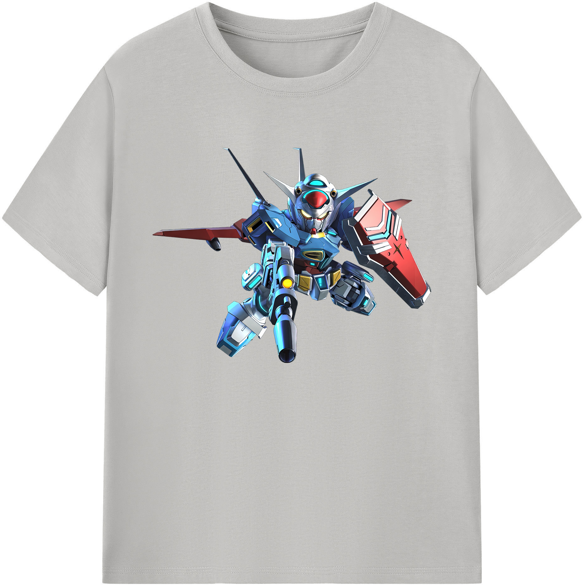 （画像用） 機動戦士ガンダム Mobile Suit Gundam 綿100％ メンズ半袖Tシャツ｜肌触りやわらか＆通気性