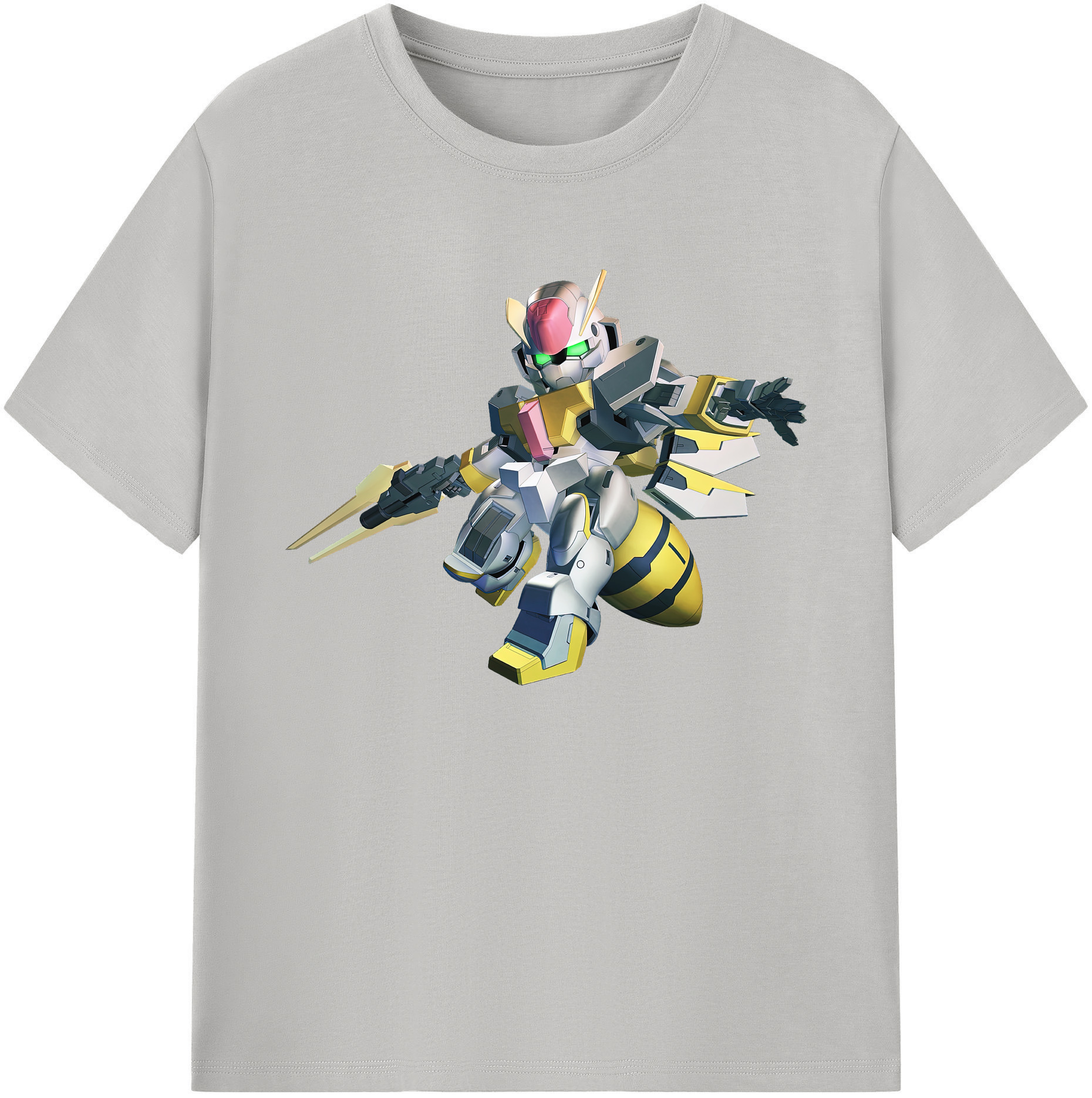 （画像用） 機動戦士ガンダム Mobile Suit Gundam 綿100％ メンズ半袖Tシャツ｜肌触りやわらか＆通気性