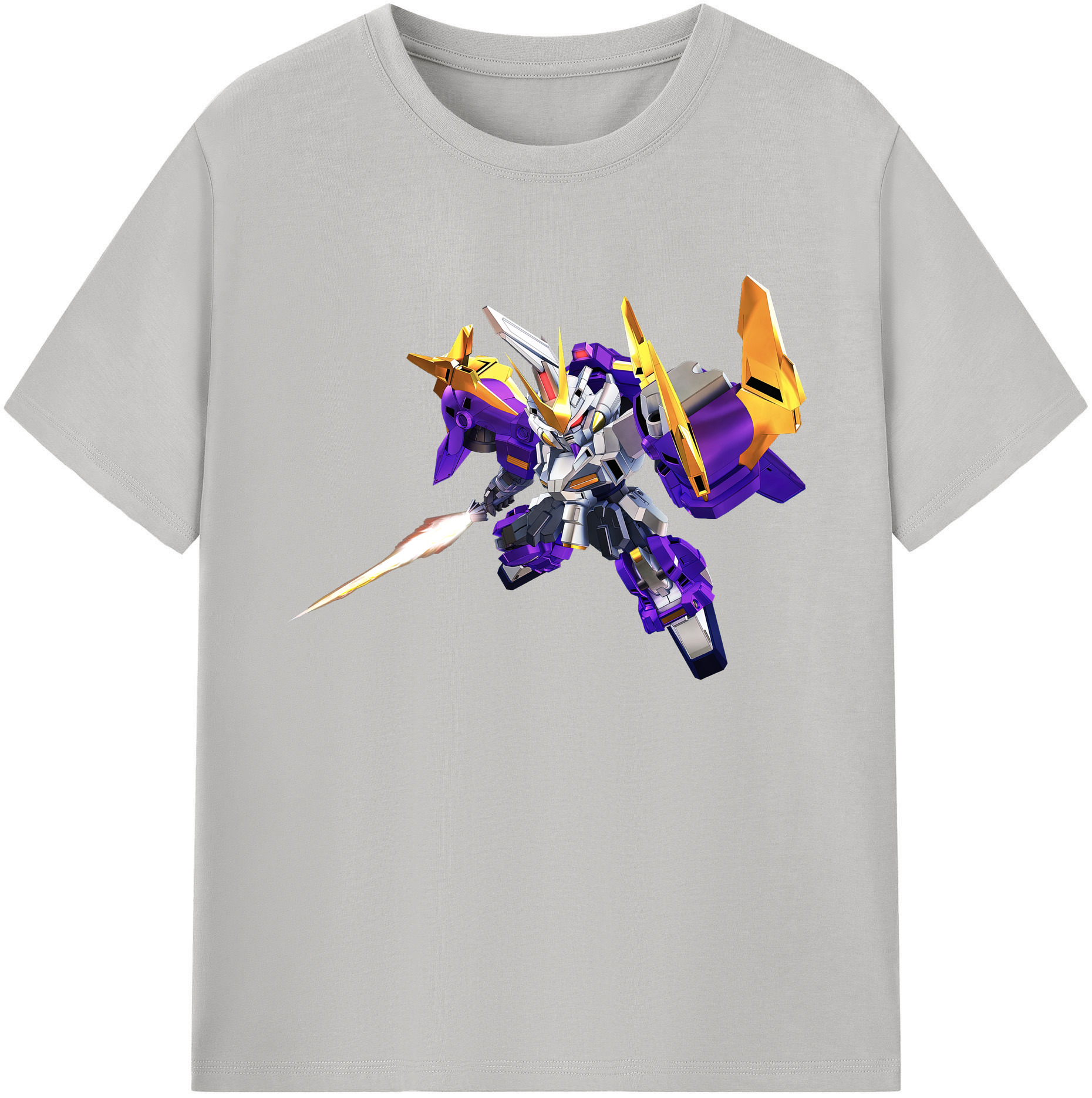（画像用） 機動戦士ガンダム Mobile Suit Gundam 綿100％ メンズ半袖Tシャツ｜肌触りやわらか＆通気性