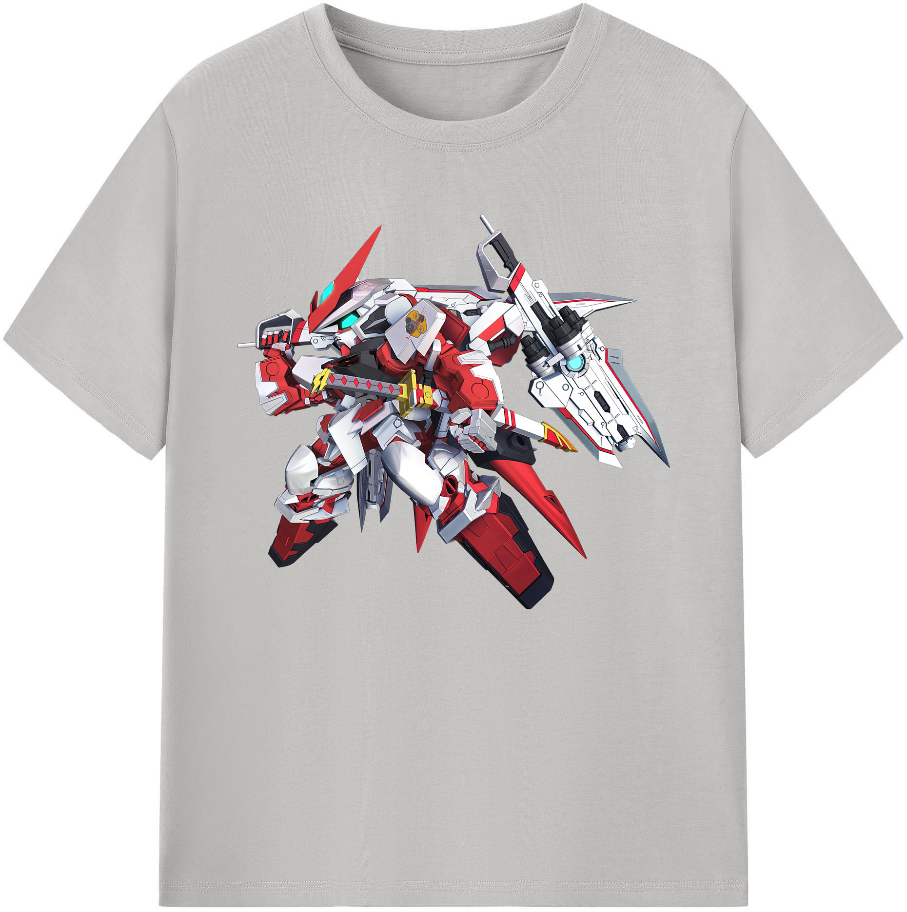 （画像用） 機動戦士ガンダム Mobile Suit Gundam 綿100％ メンズ半袖Tシャツ｜肌触りやわらか＆通気性