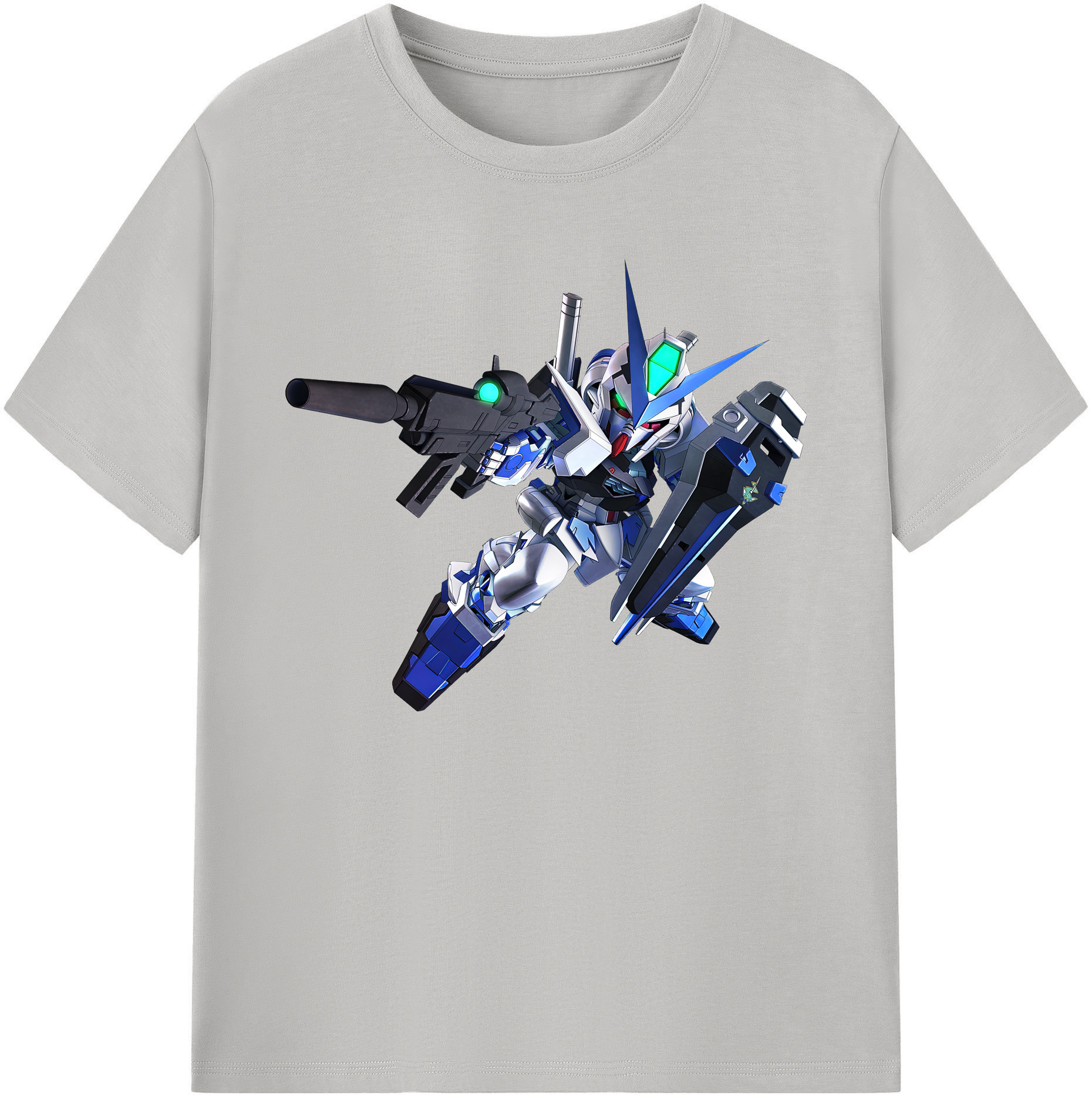 （画像用） 機動戦士ガンダム Mobile Suit Gundam 綿100％ メンズ半袖Tシャツ｜肌触りやわらか＆通気性