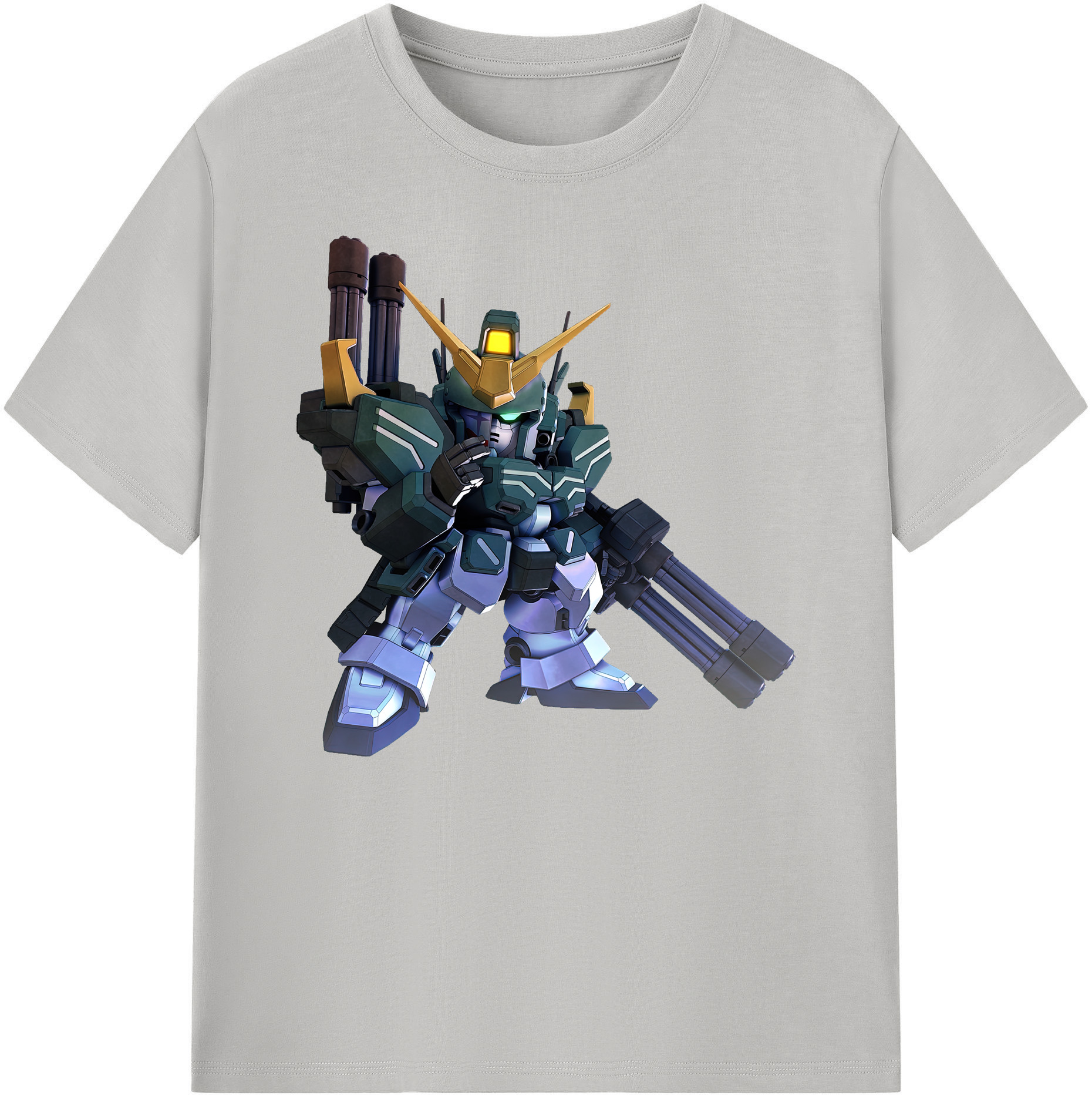 （画像用） 機動戦士ガンダム Mobile Suit Gundam 綿100％ メンズ半袖Tシャツ｜肌触りやわらか＆通気性