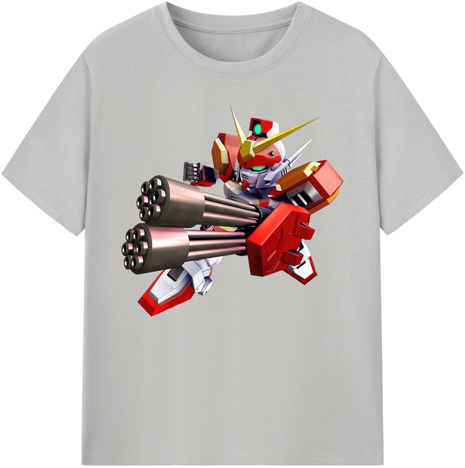 （画像用） 機動戦士ガンダム Mobile Suit Gundam 綿100％ メンズ半袖Tシャツ｜肌触りやわらか＆通気性