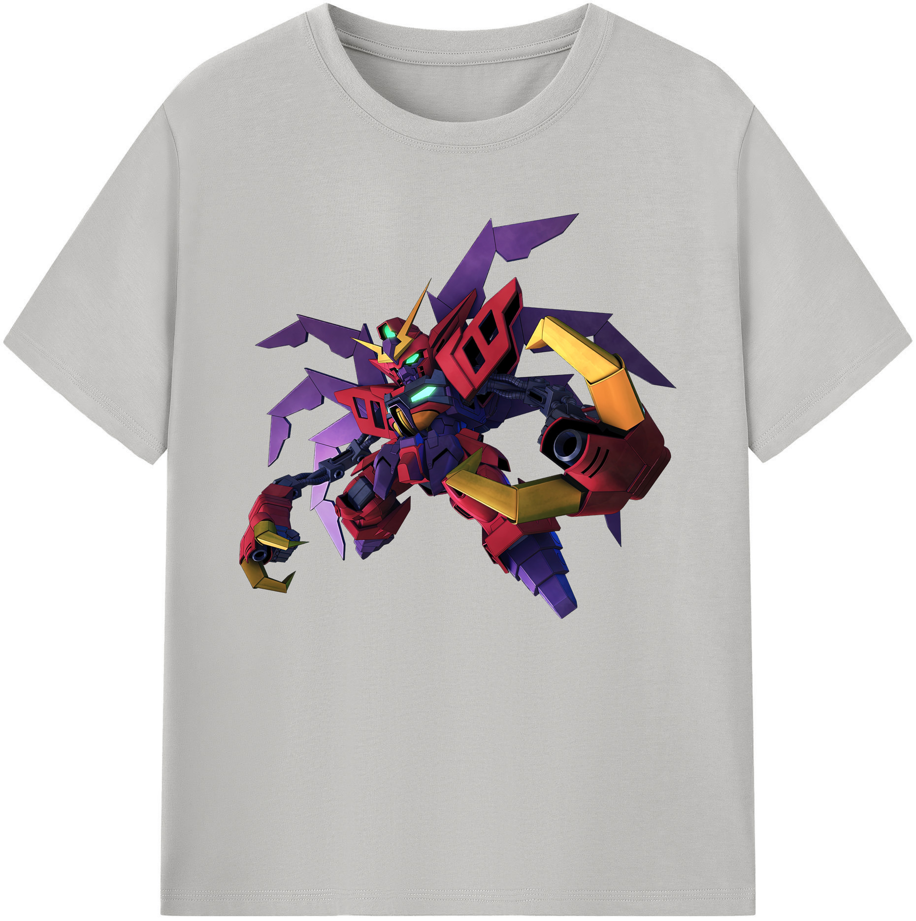 （画像用） 機動戦士ガンダム Mobile Suit Gundam 綿100％ メンズ半袖Tシャツ｜肌触りやわらか＆通気性