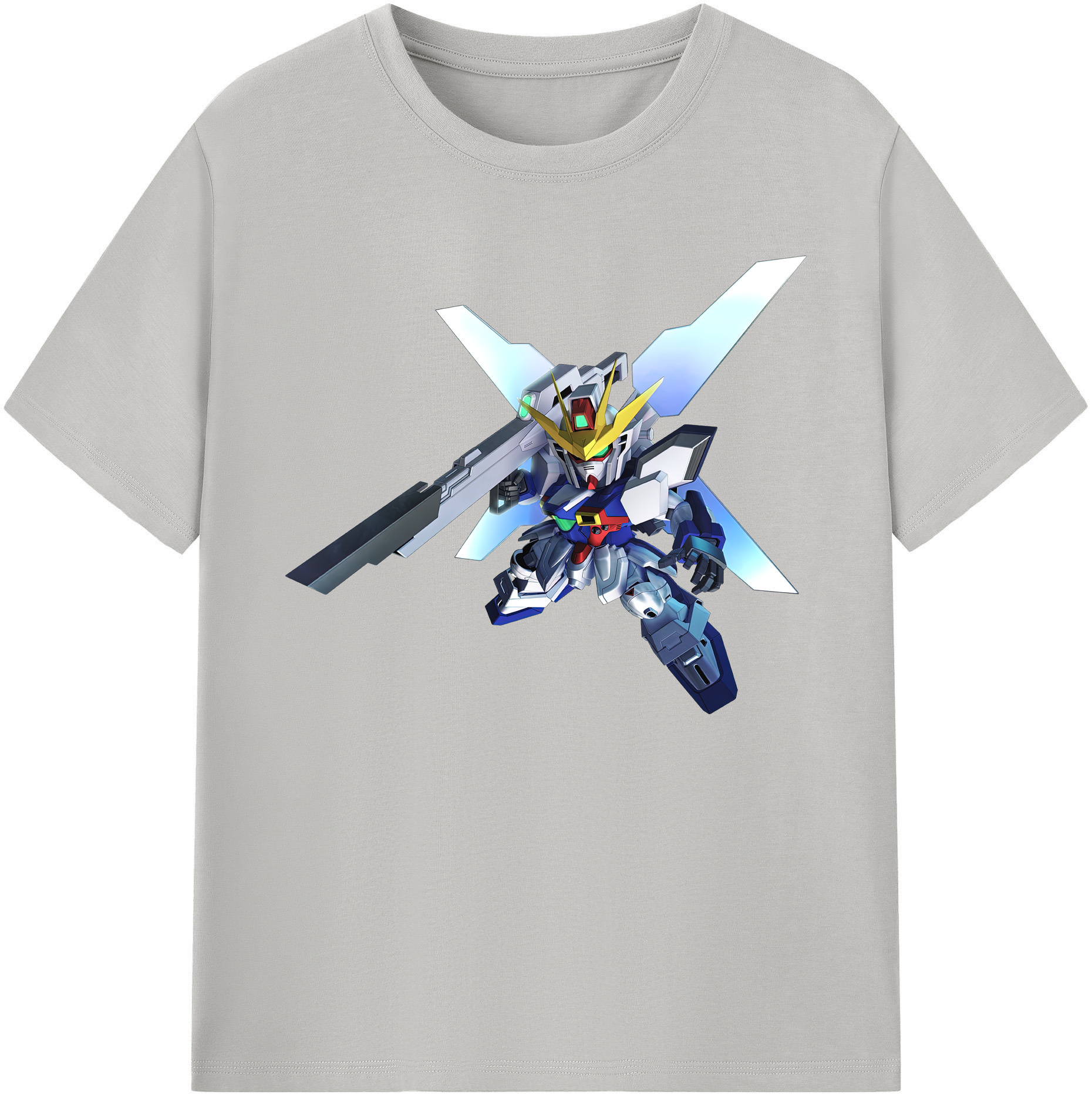 （画像用） 機動戦士ガンダム Mobile Suit Gundam 綿100％ メンズ半袖Tシャツ｜肌触りやわらか＆通気性