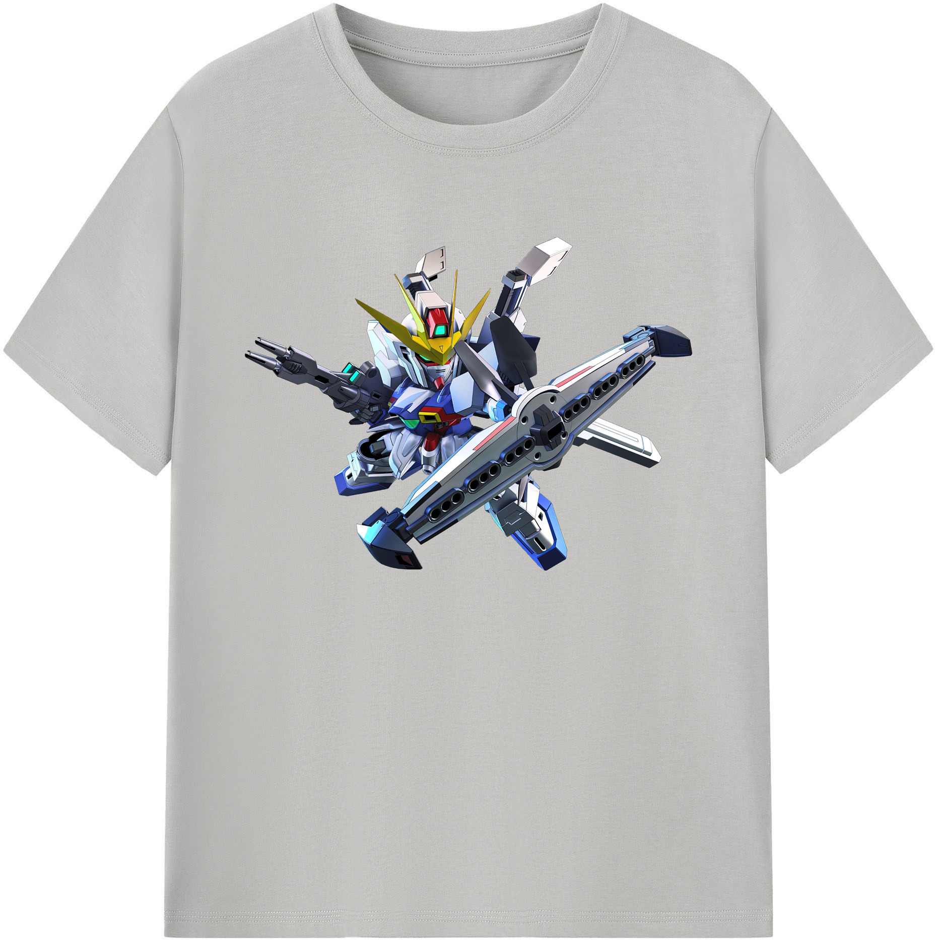 （画像用） 機動戦士ガンダム Mobile Suit Gundam 綿100％ メンズ半袖Tシャツ｜肌触りやわらか＆通気性