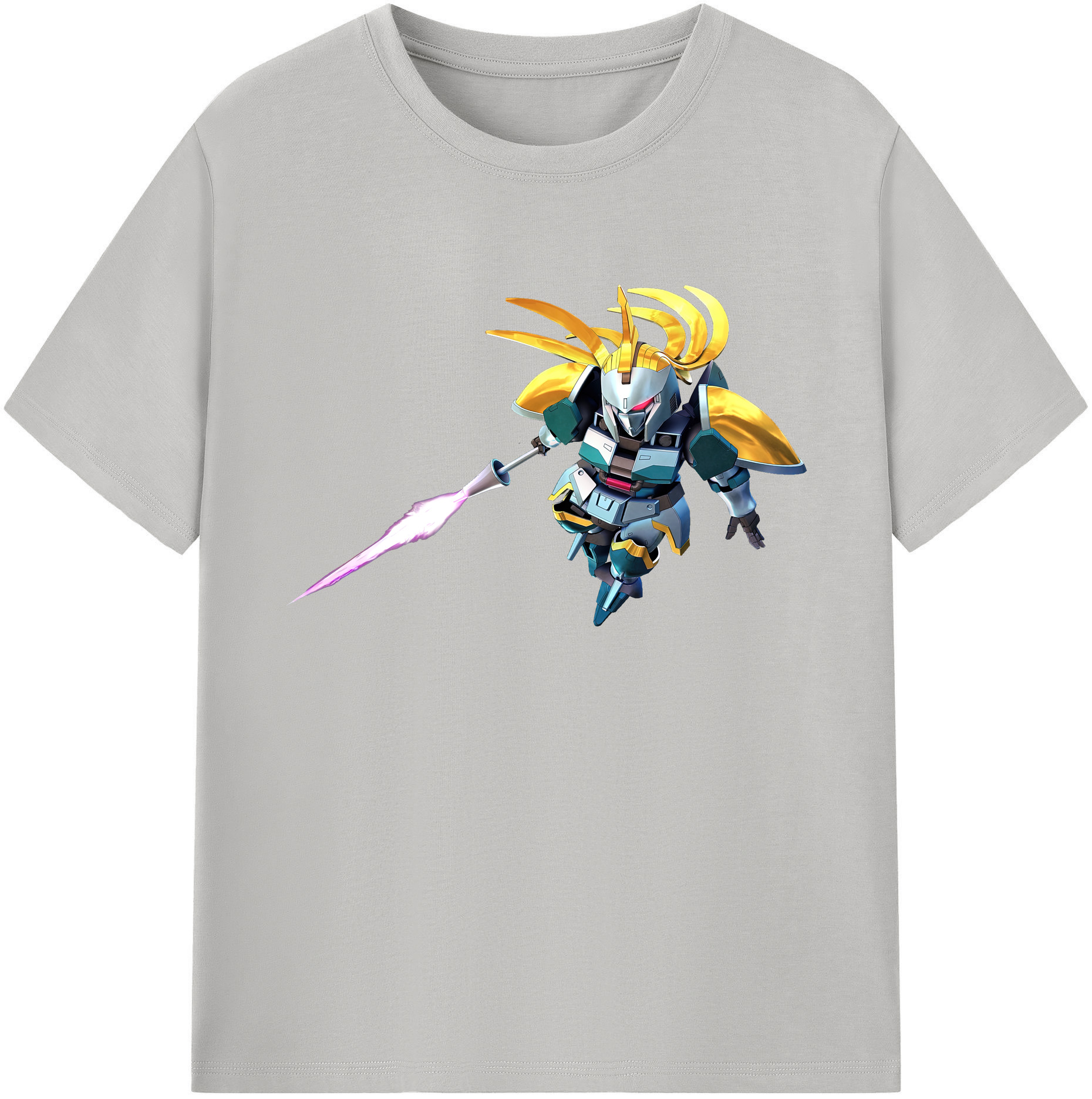 （画像用） 機動戦士ガンダム Mobile Suit Gundam 綿100％ メンズ半袖Tシャツ｜肌触りやわらか＆通気性
