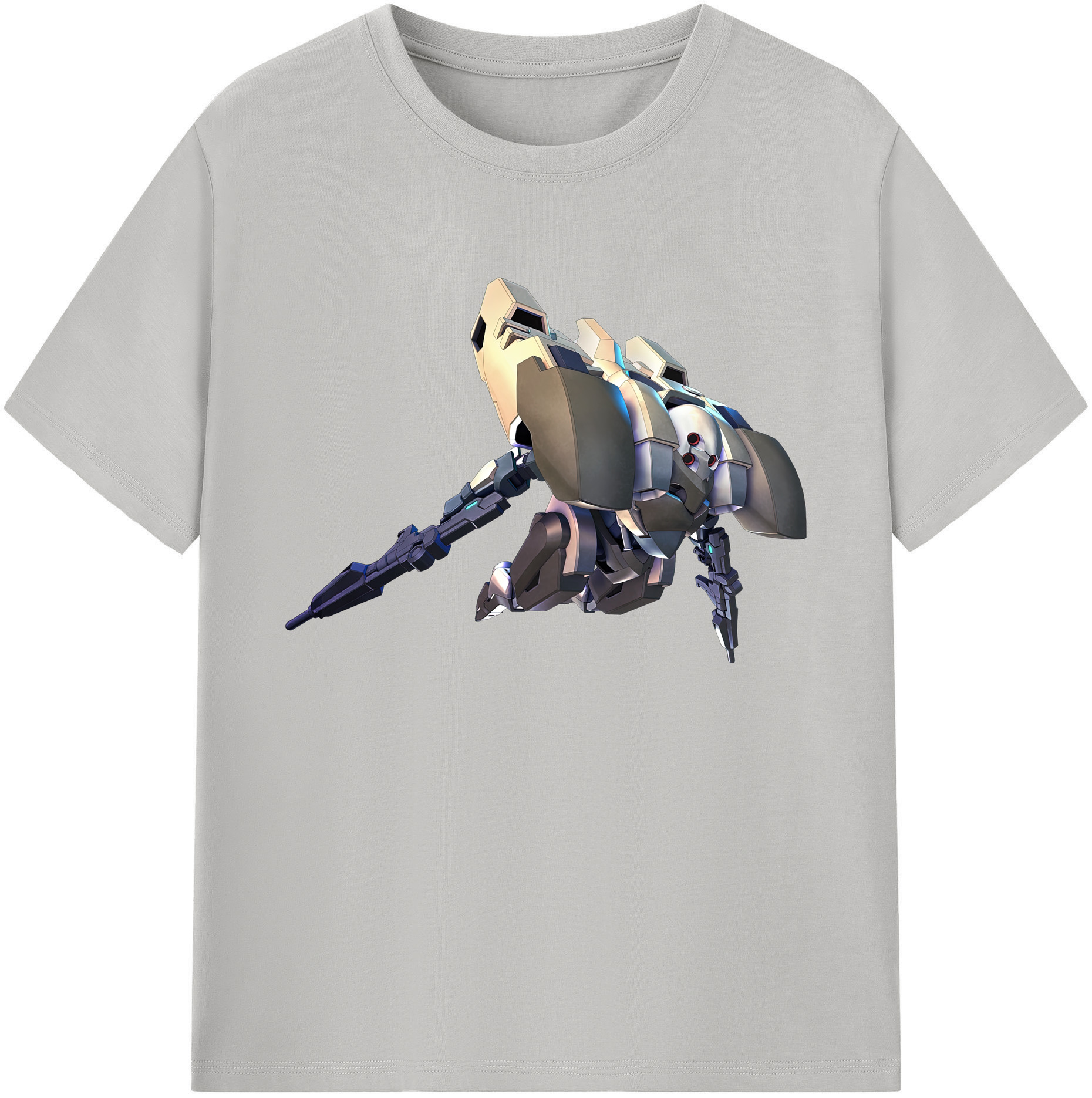（画像用） 機動戦士ガンダム Mobile Suit Gundam 綿100％ メンズ半袖Tシャツ｜肌触りやわらか＆通気性