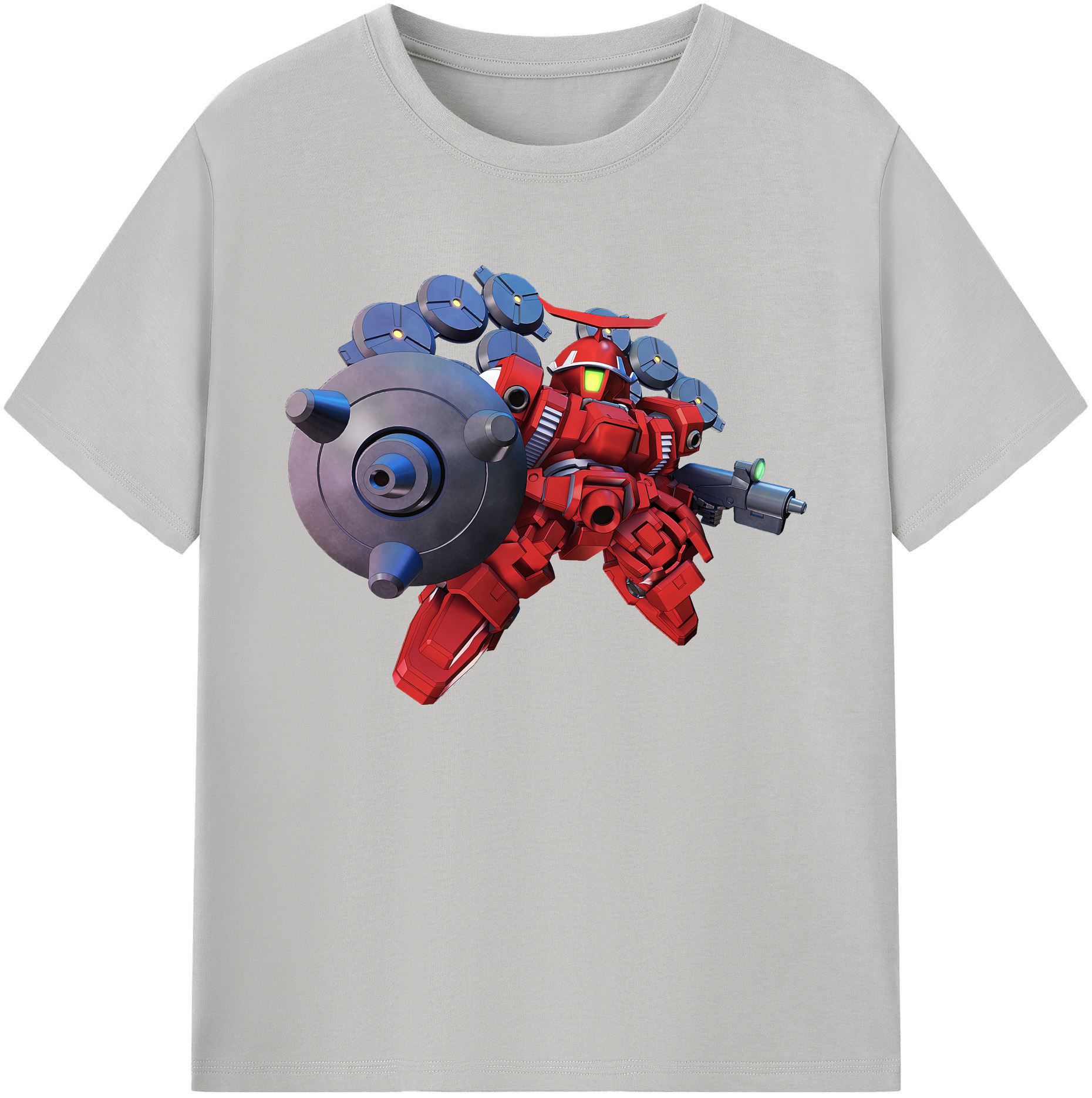 （画像用） 機動戦士ガンダム Mobile Suit Gundam 綿100％ メンズ半袖Tシャツ｜肌触りやわらか＆通気性