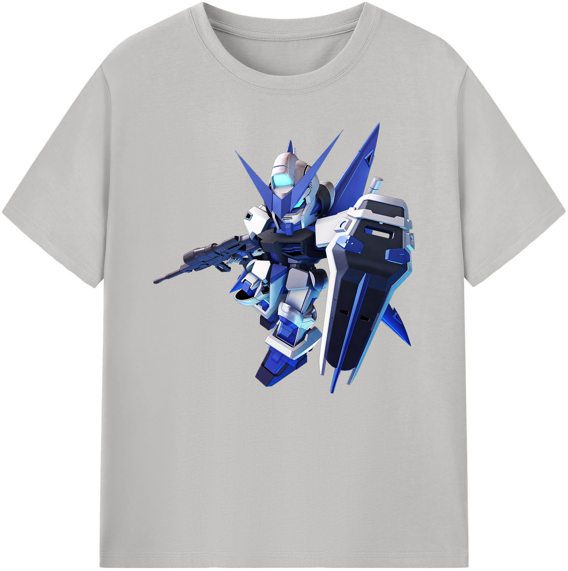（画像用） 機動戦士ガンダム Mobile Suit Gundam 綿100％ メンズ半袖Tシャツ｜肌触りやわらか＆通気性