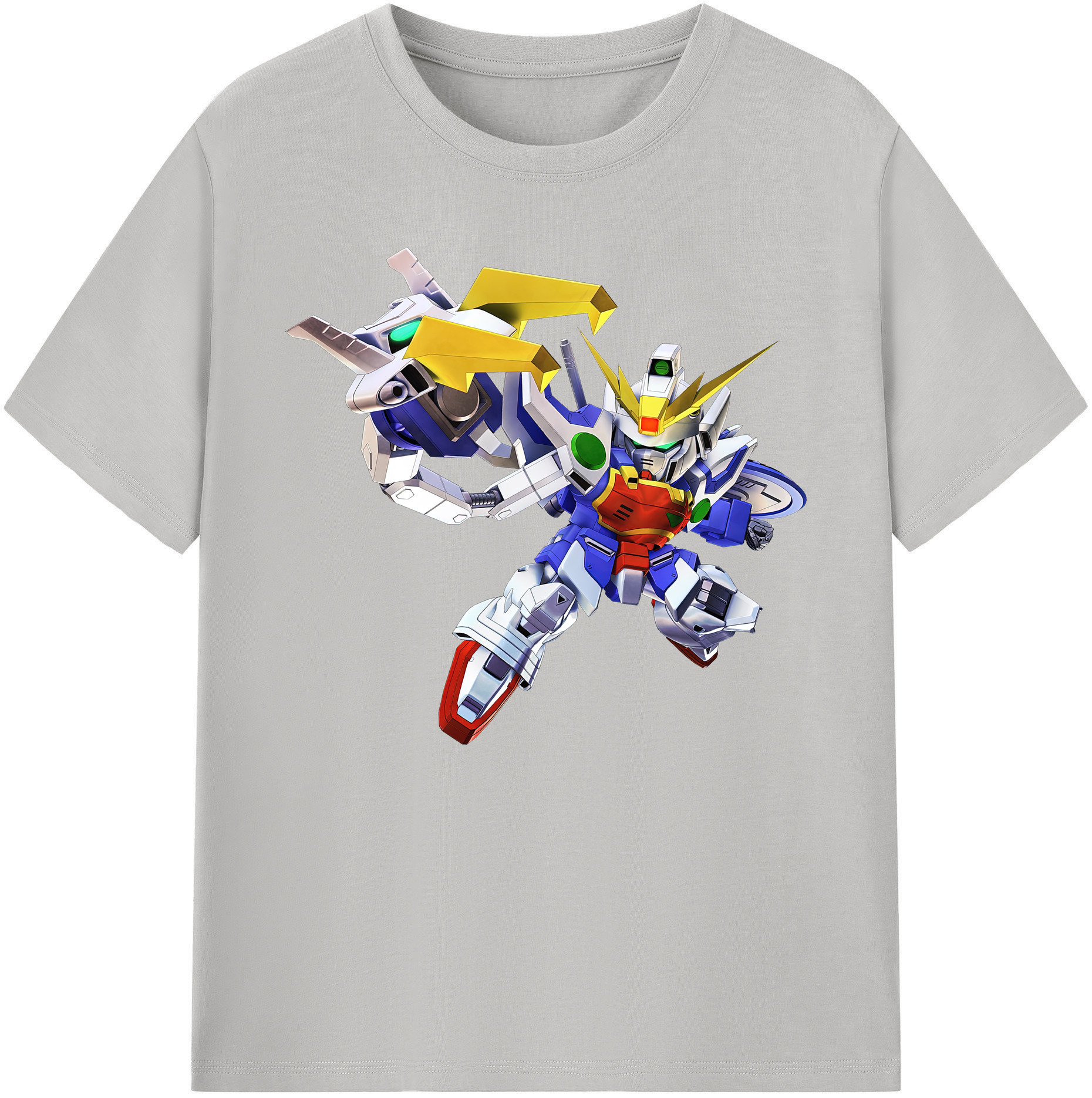 （画像用） 機動戦士ガンダム Mobile Suit Gundam 綿100％ メンズ半袖Tシャツ｜肌触りやわらか＆通気性