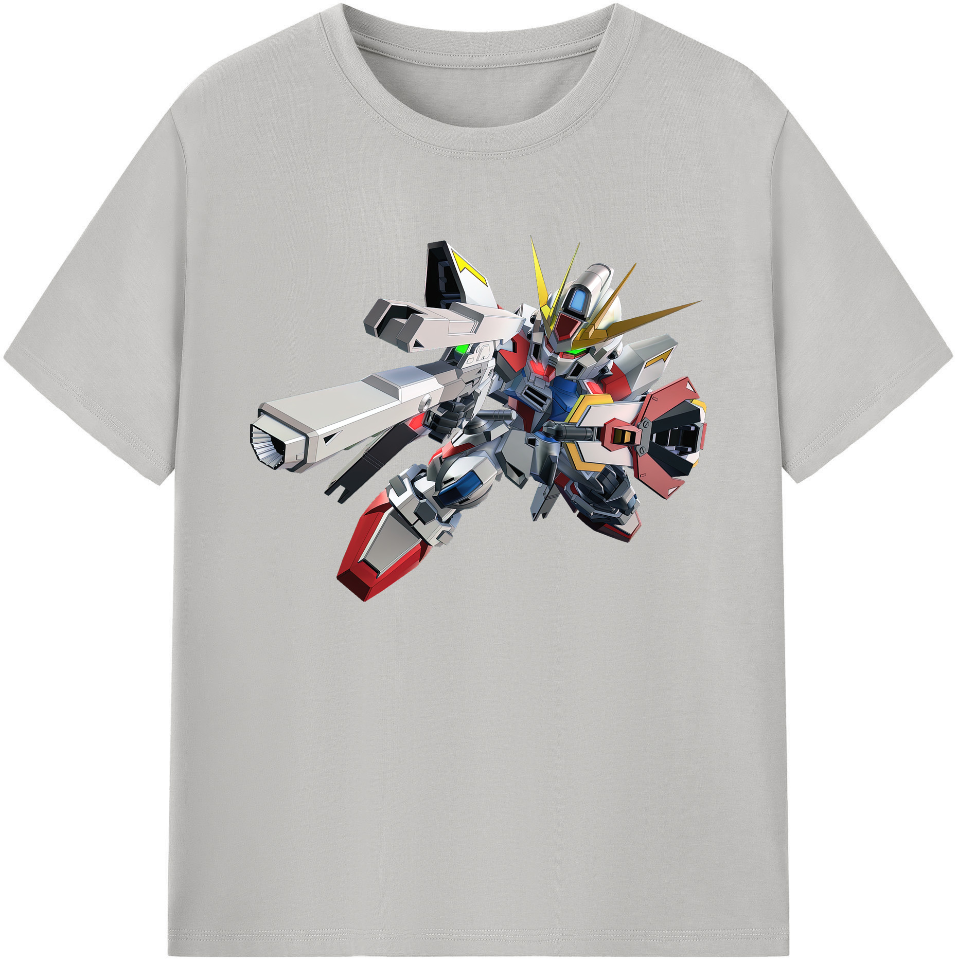 （画像用） 機動戦士ガンダム Mobile Suit Gundam 綿100％ メンズ半袖Tシャツ｜肌触りやわらか＆通気性