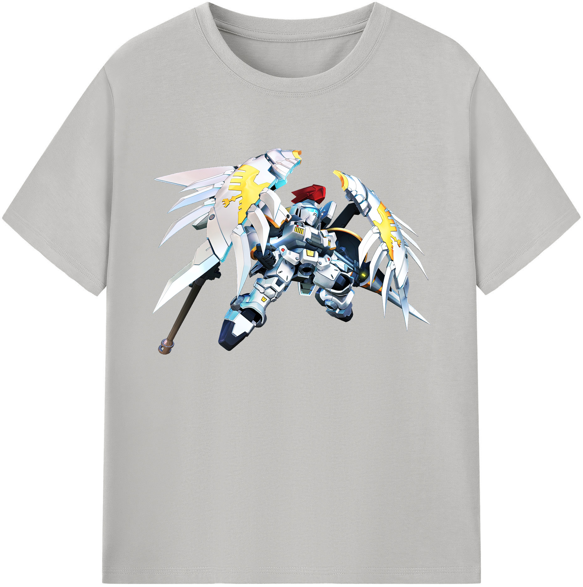（画像用） 機動戦士ガンダム Mobile Suit Gundam 綿100％ メンズ半袖Tシャツ｜肌触りやわらか＆通気性