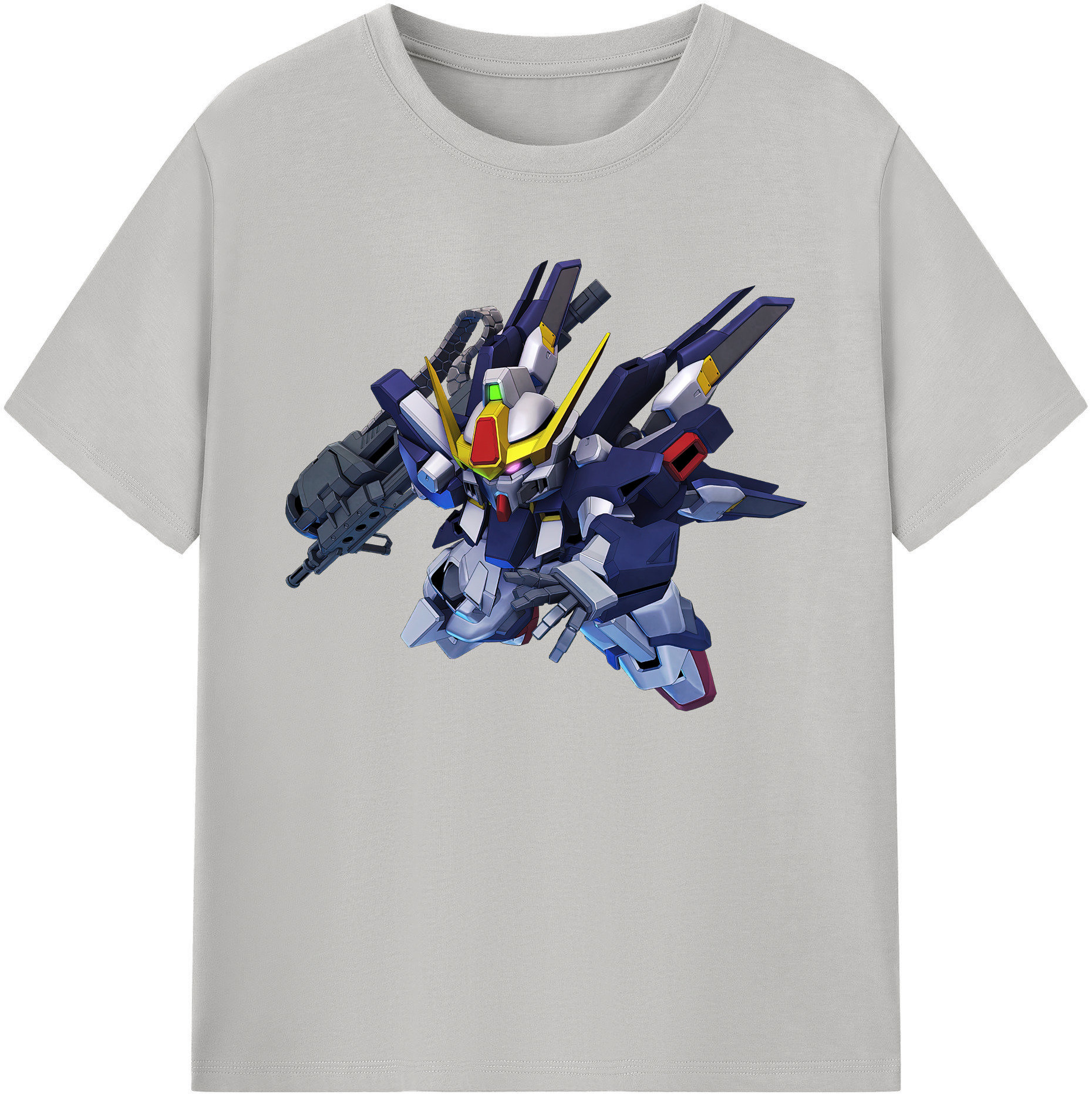 （画像用） 機動戦士ガンダム Mobile Suit Gundam 綿100％ メンズ半袖Tシャツ｜肌触りやわらか＆通気性