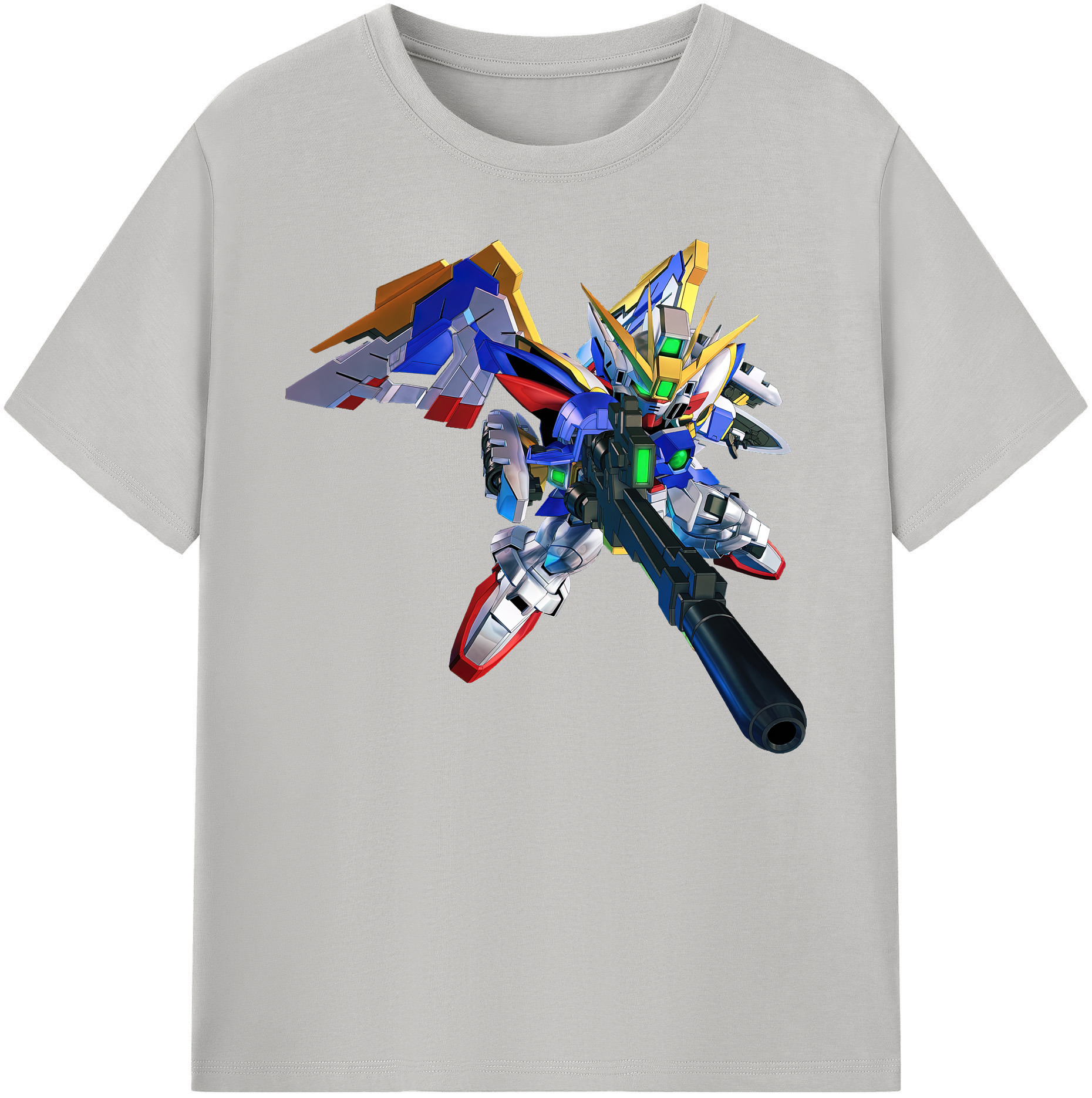 （画像用） 機動戦士ガンダム Mobile Suit Gundam 綿100％ メンズ半袖Tシャツ｜肌触りやわらか＆通気性