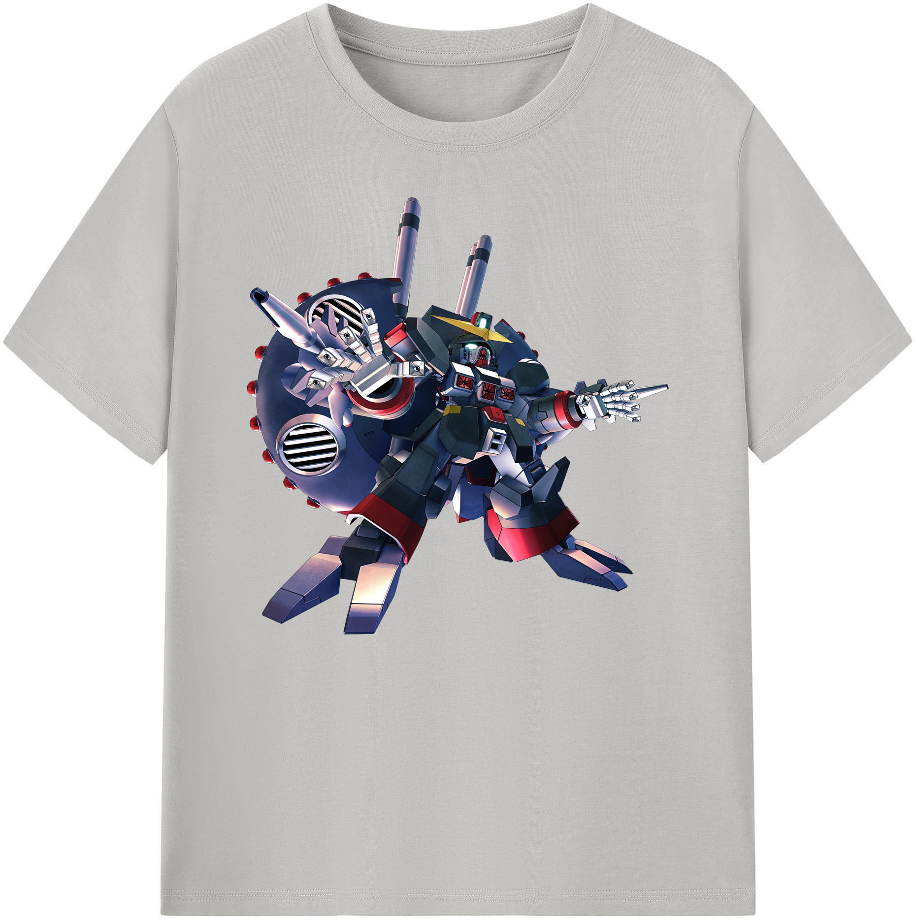 （画像用） 機動戦士ガンダム Mobile Suit Gundam 綿100％ メンズ半袖Tシャツ｜肌触りやわらか＆通気性