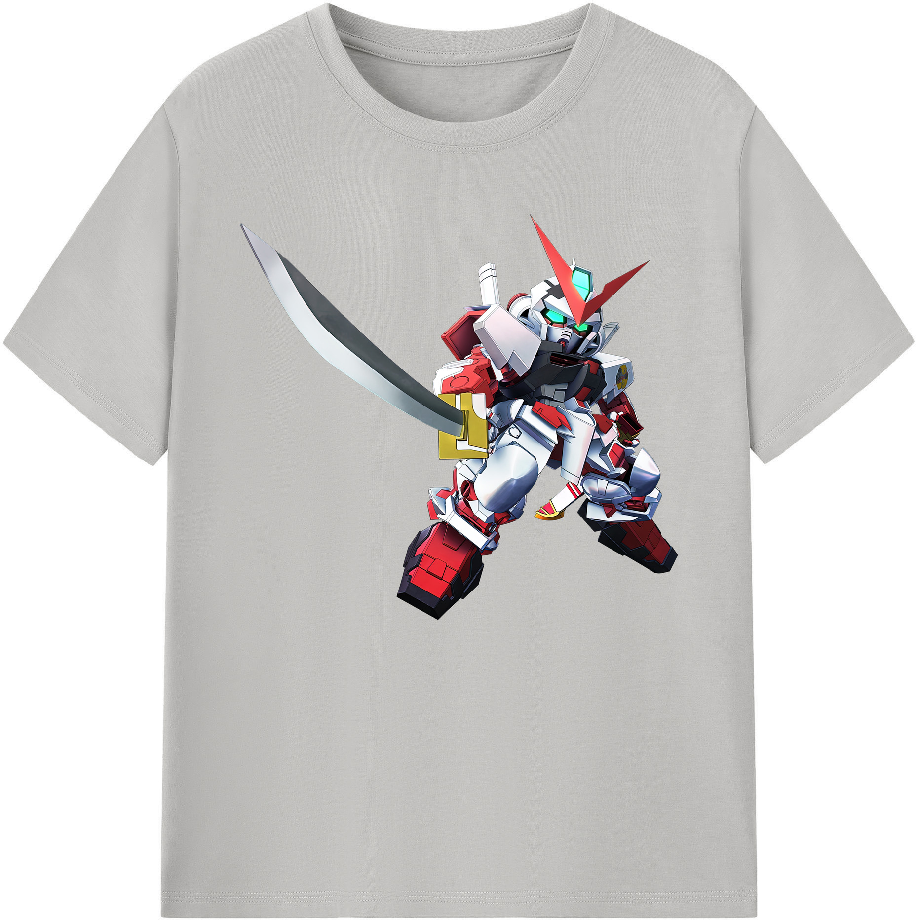 （画像用） 機動戦士ガンダム Mobile Suit Gundam 綿100％ メンズ半袖Tシャツ｜肌触りやわらか＆通気性