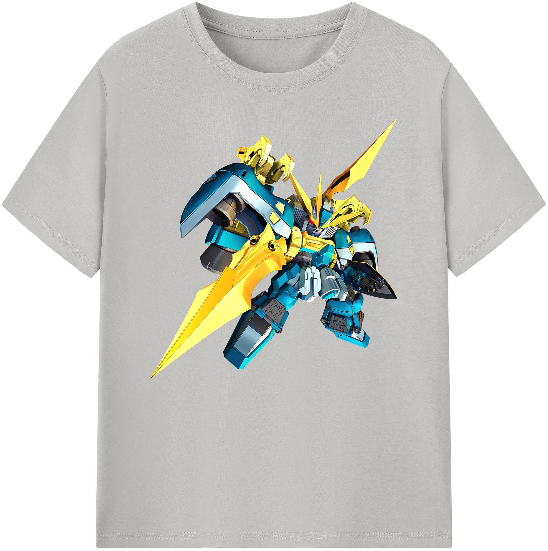（画像用） 機動戦士ガンダム Mobile Suit Gundam 綿100％ メンズ半袖Tシャツ｜肌触りやわらか＆通気性