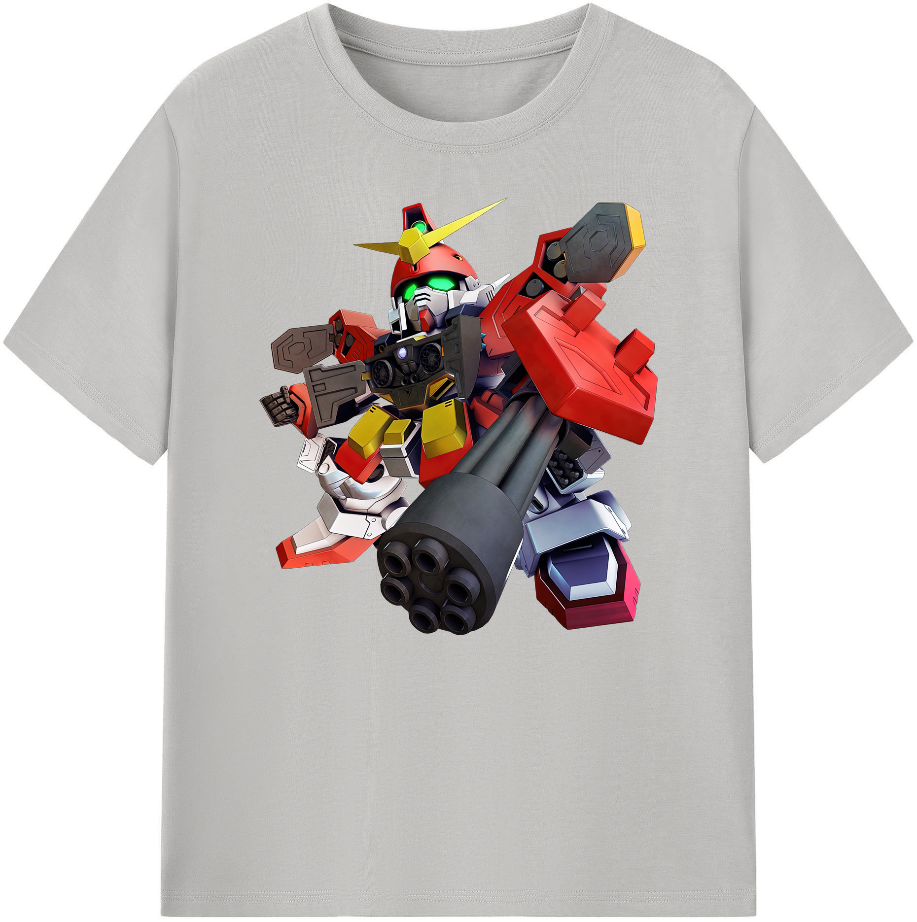 （画像用） 機動戦士ガンダム Mobile Suit Gundam 綿100％ メンズ半袖Tシャツ｜肌触りやわらか＆通気性