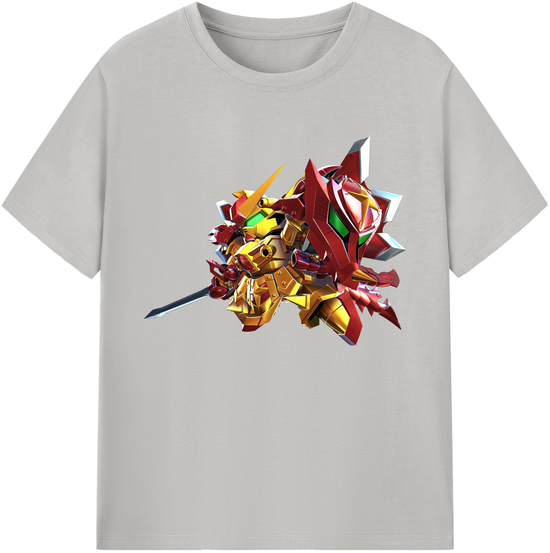 （画像用） 機動戦士ガンダム Mobile Suit Gundam 綿100％ メンズ半袖Tシャツ｜肌触りやわらか＆通気性