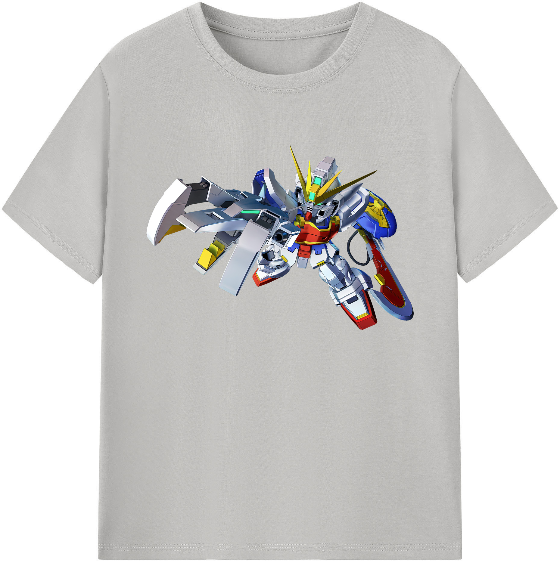 （画像用） 機動戦士ガンダム Mobile Suit Gundam 綿100％ メンズ半袖Tシャツ｜肌触りやわらか＆通気性