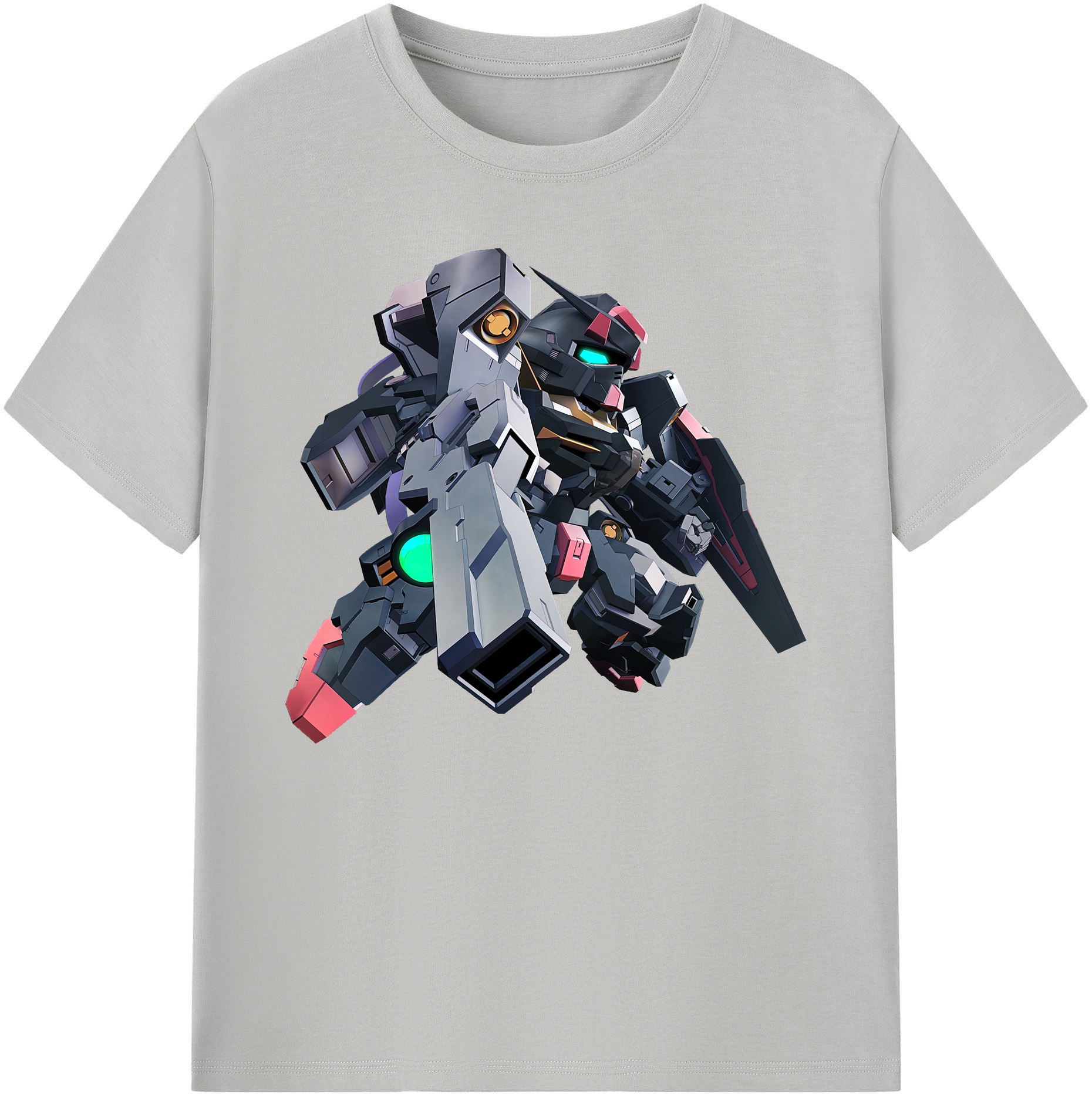 （画像用） 機動戦士ガンダム Mobile Suit Gundam 綿100％ メンズ半袖Tシャツ｜肌触りやわらか＆通気性