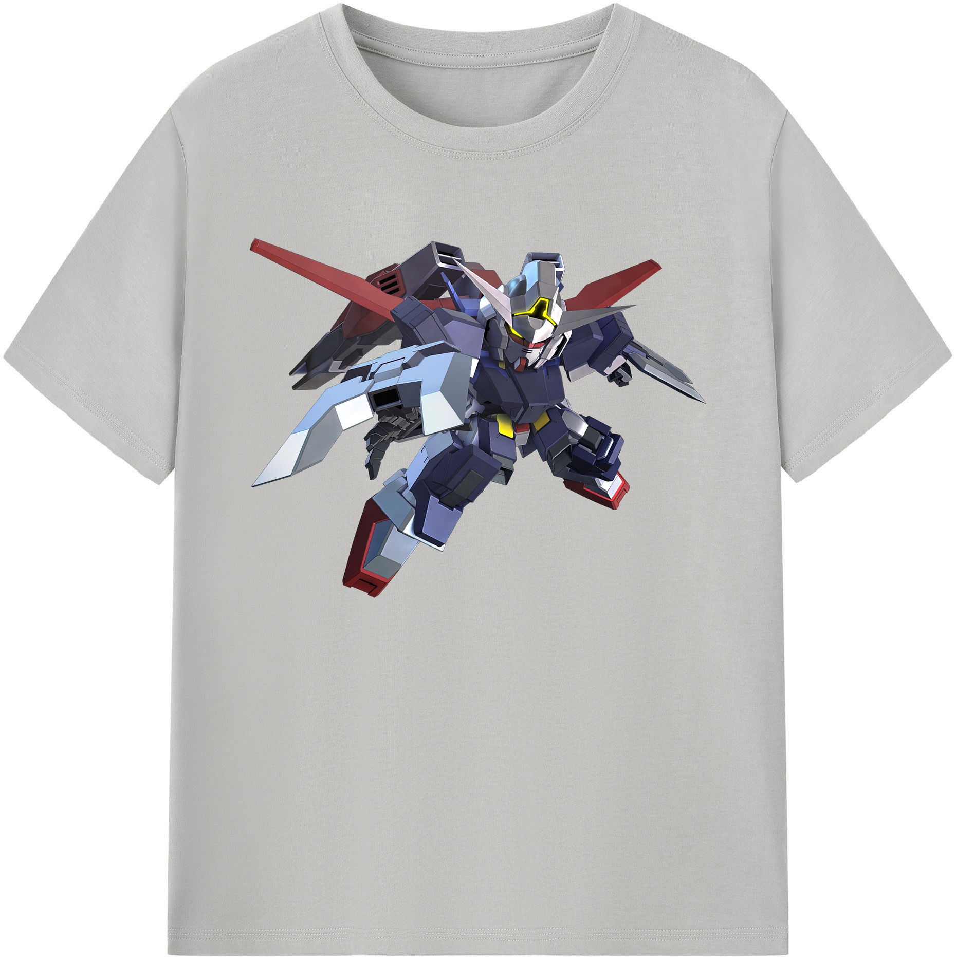 （画像用） 機動戦士ガンダム Mobile Suit Gundam 綿100％ メンズ半袖Tシャツ｜肌触りやわらか＆通気性