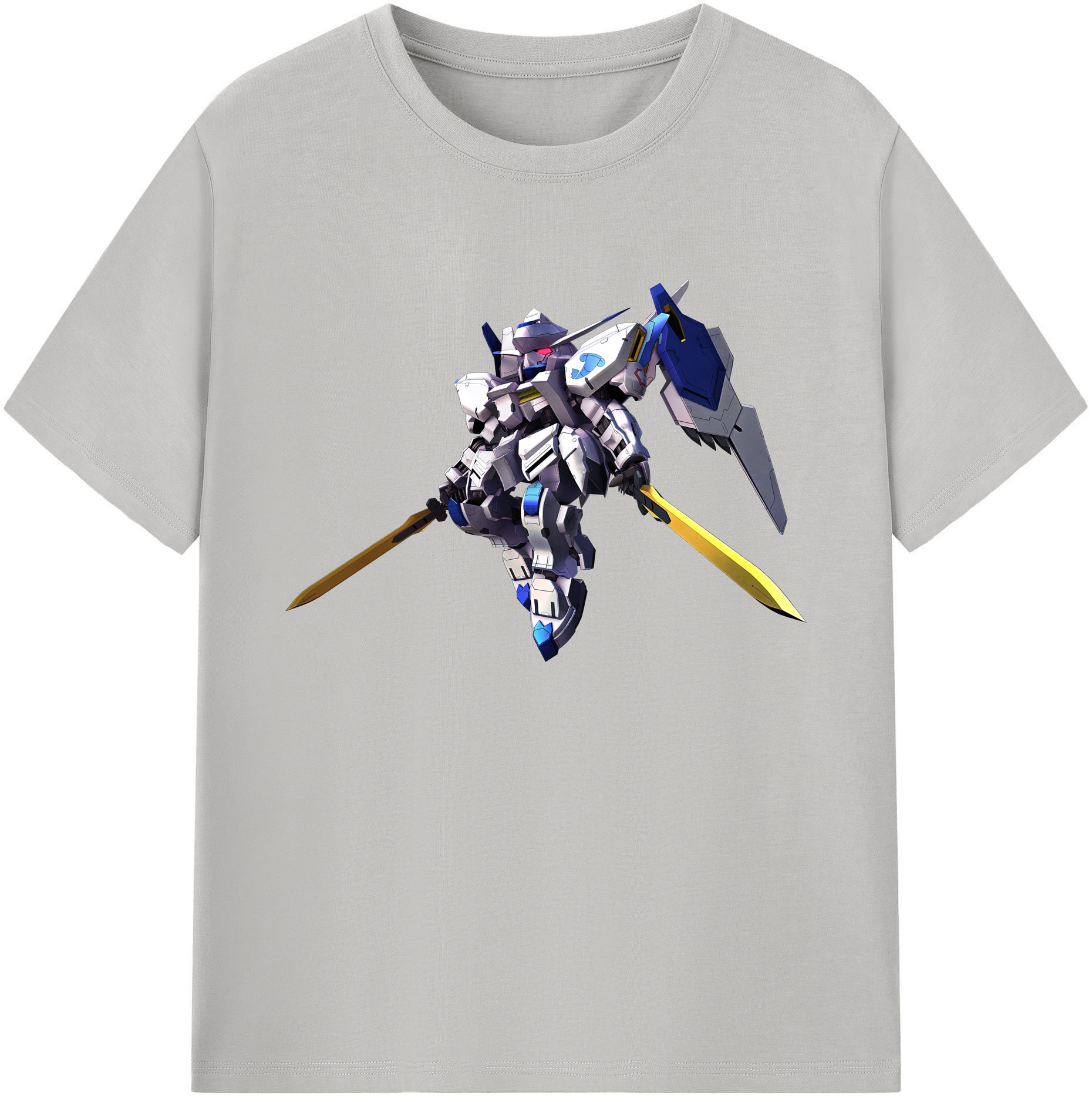 （画像用） 機動戦士ガンダム Mobile Suit Gundam 綿100％ メンズ半袖Tシャツ｜肌触りやわらか＆通気性