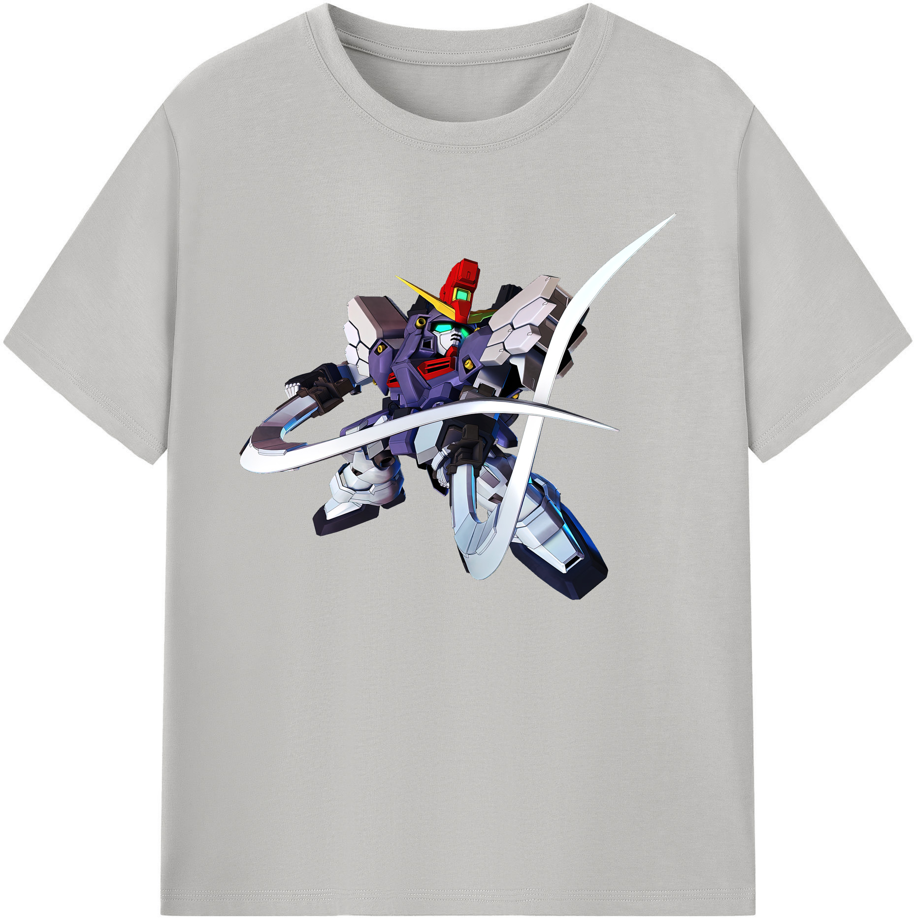 （画像用） 機動戦士ガンダム Mobile Suit Gundam 綿100％ メンズ半袖Tシャツ｜肌触りやわらか＆通気性