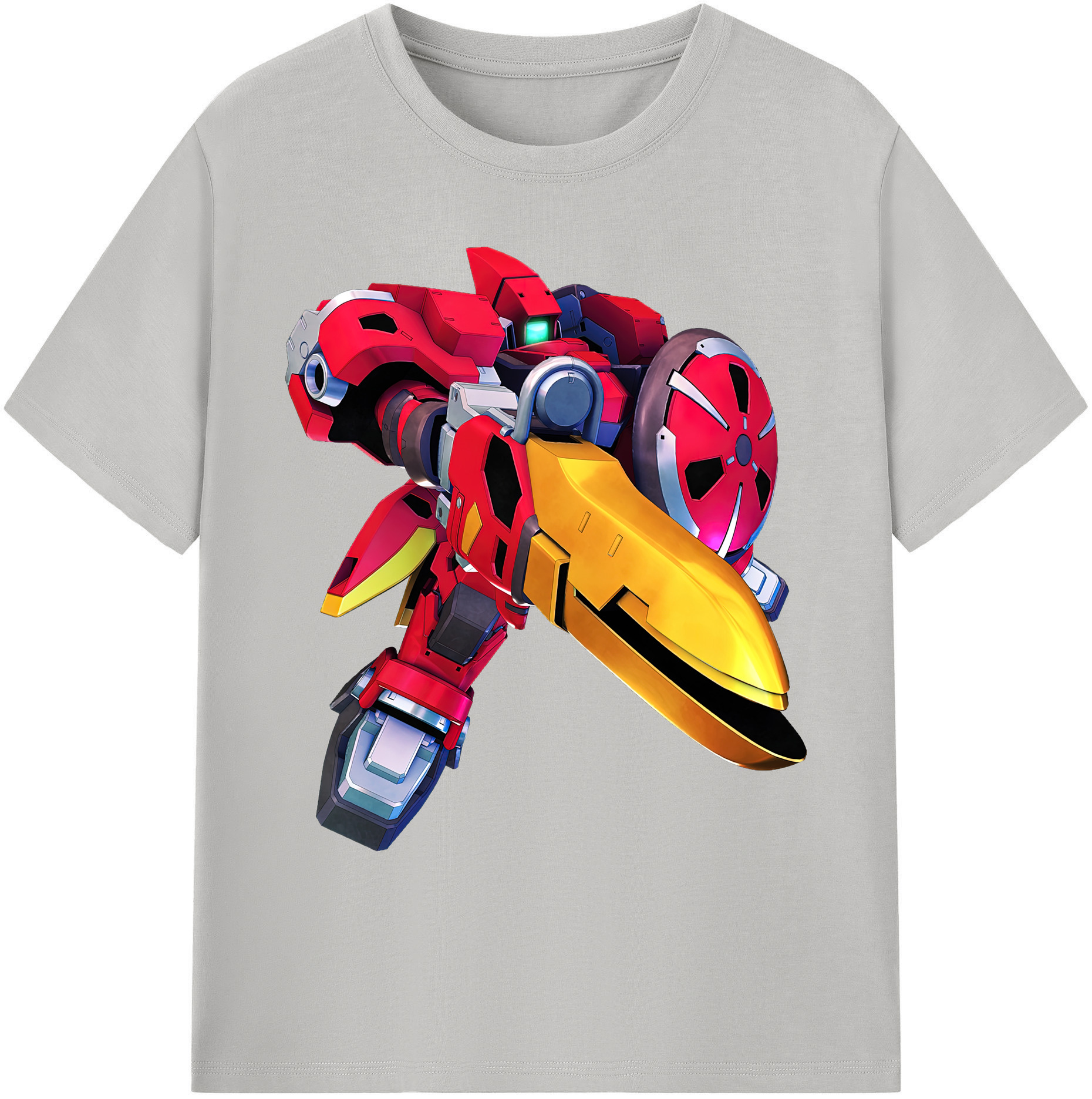 （画像用） 機動戦士ガンダム Mobile Suit Gundam 綿100％ メンズ半袖Tシャツ｜肌触りやわらか＆通気性