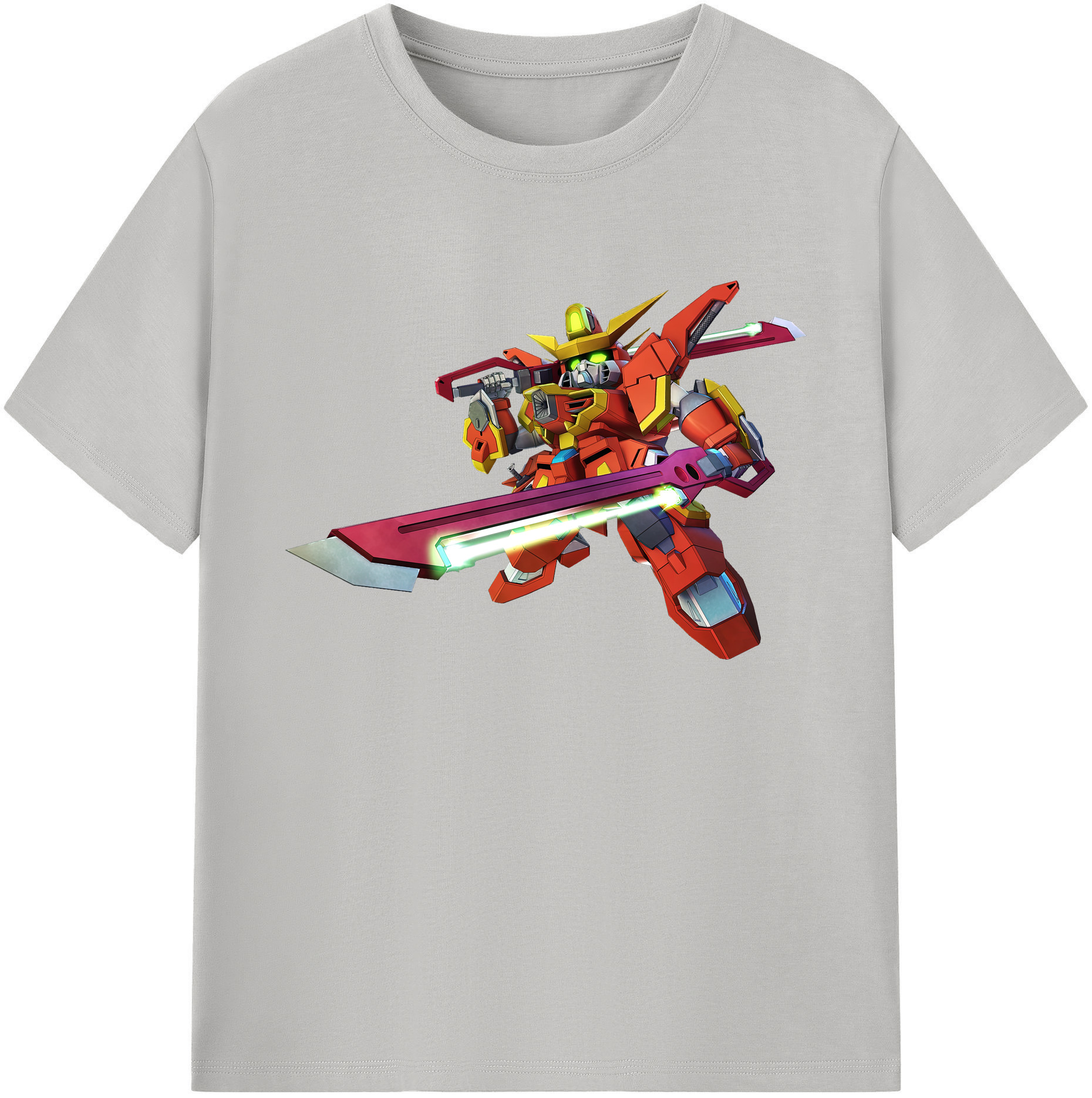 （画像用） 機動戦士ガンダム Mobile Suit Gundam 綿100％ メンズ半袖Tシャツ｜肌触りやわらか＆通気性