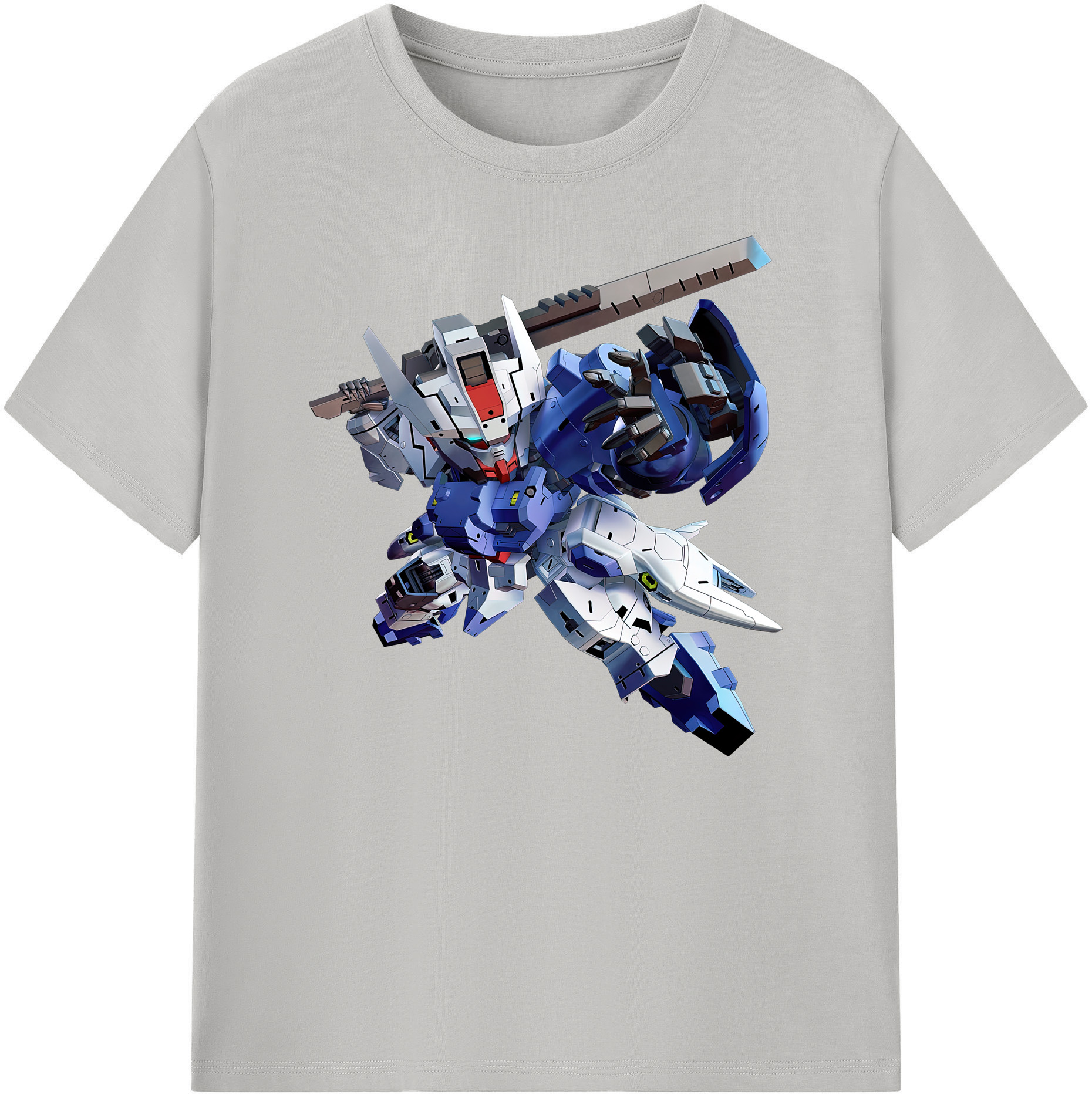 （画像用） 機動戦士ガンダム Mobile Suit Gundam 綿100％ メンズ半袖Tシャツ｜肌触りやわらか＆通気性