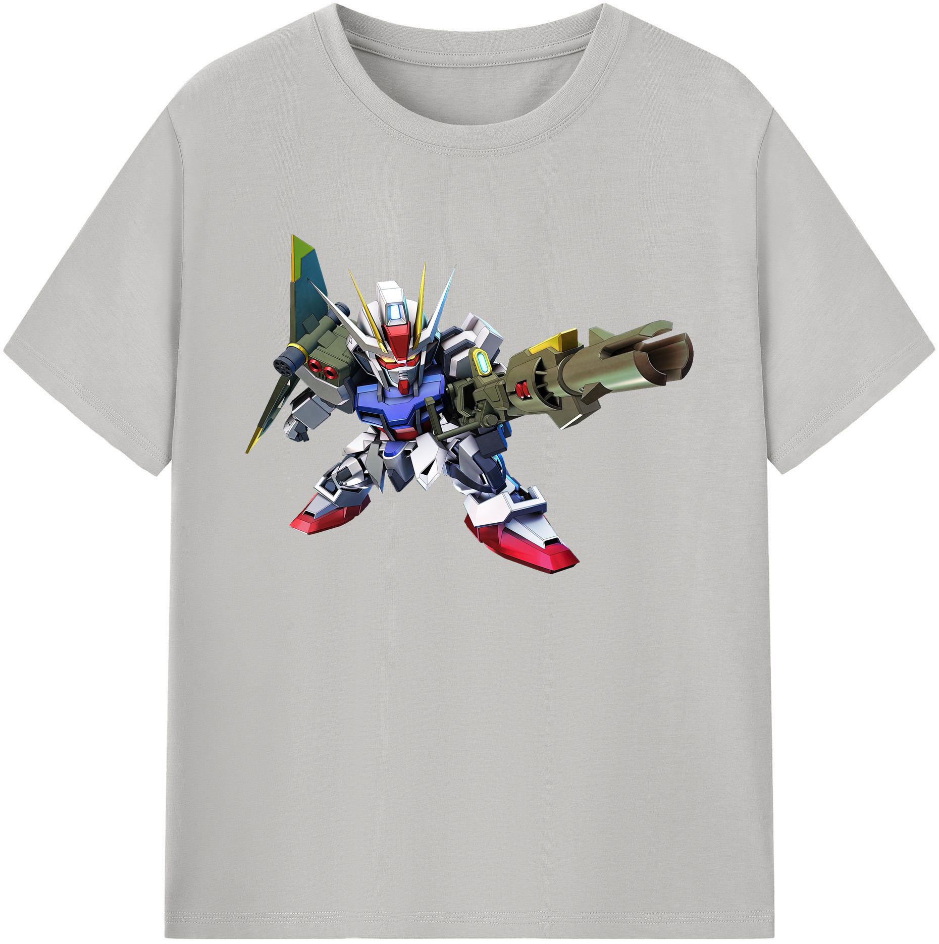 （画像用） 機動戦士ガンダム Mobile Suit Gundam 綿100％ メンズ半袖Tシャツ｜肌触りやわらか＆通気性