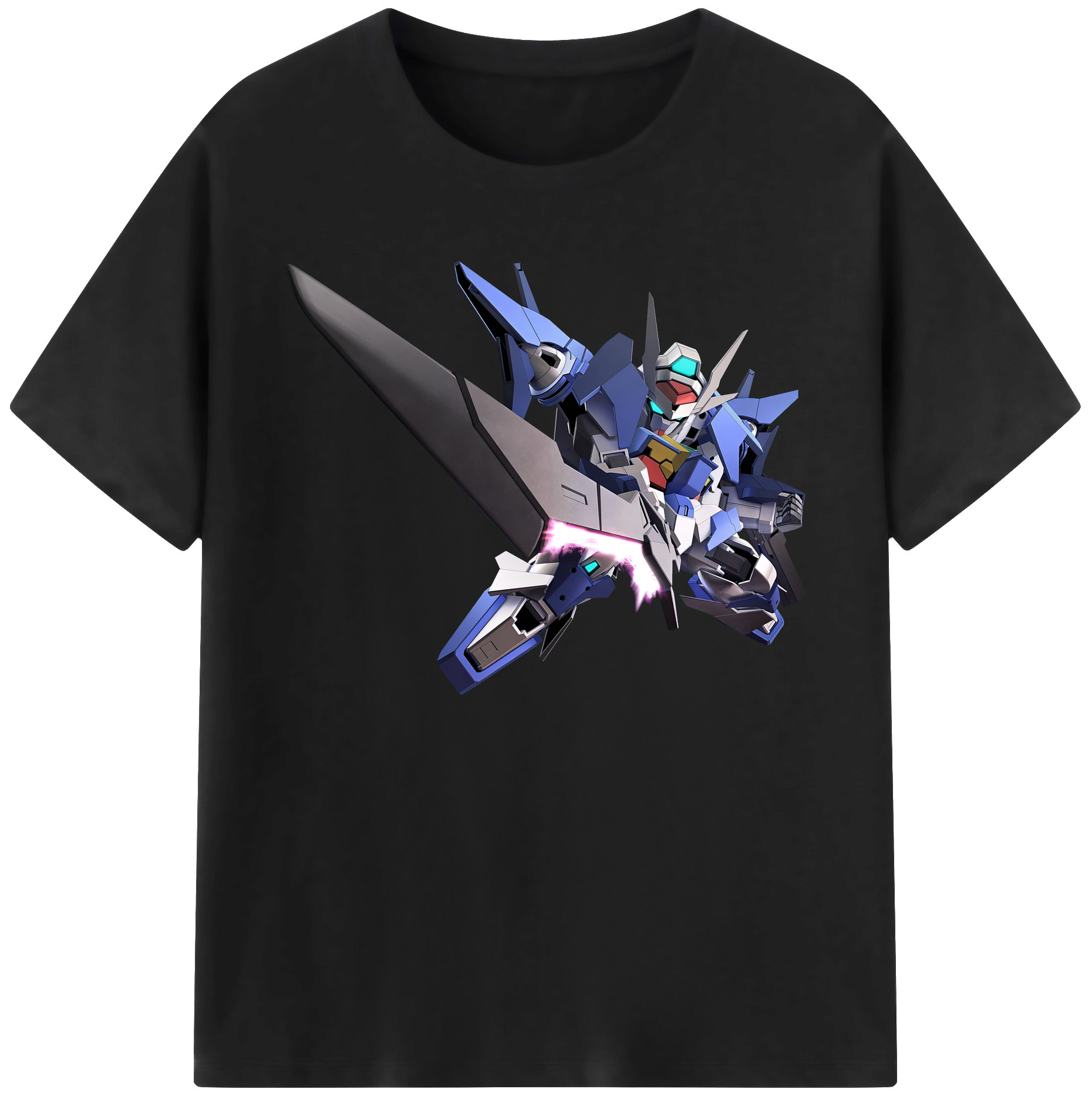 （画像用） 機動戦士ガンダム Mobile Suit Gundam 綿100％ メンズ半袖Tシャツ｜肌触りやわらか＆通気性