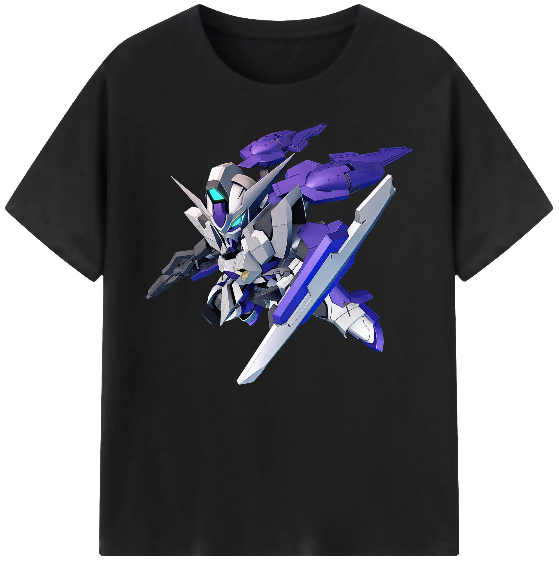 （画像用） 機動戦士ガンダム Mobile Suit Gundam 綿100％ メンズ半袖Tシャツ｜肌触りやわらか＆通気性