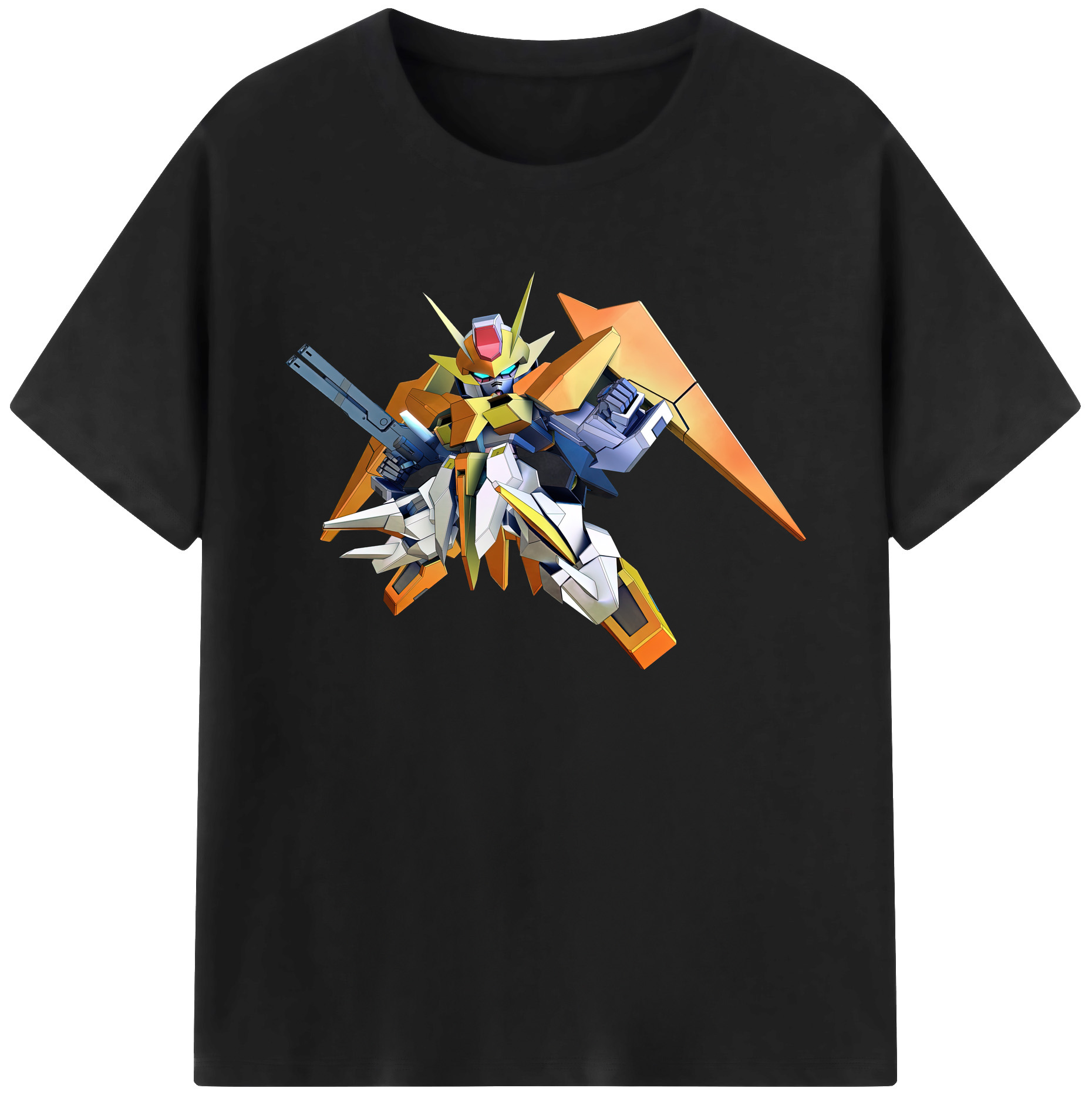 （画像用） 機動戦士ガンダム Mobile Suit Gundam 綿100％ メンズ半袖Tシャツ｜肌触りやわらか＆通気性
