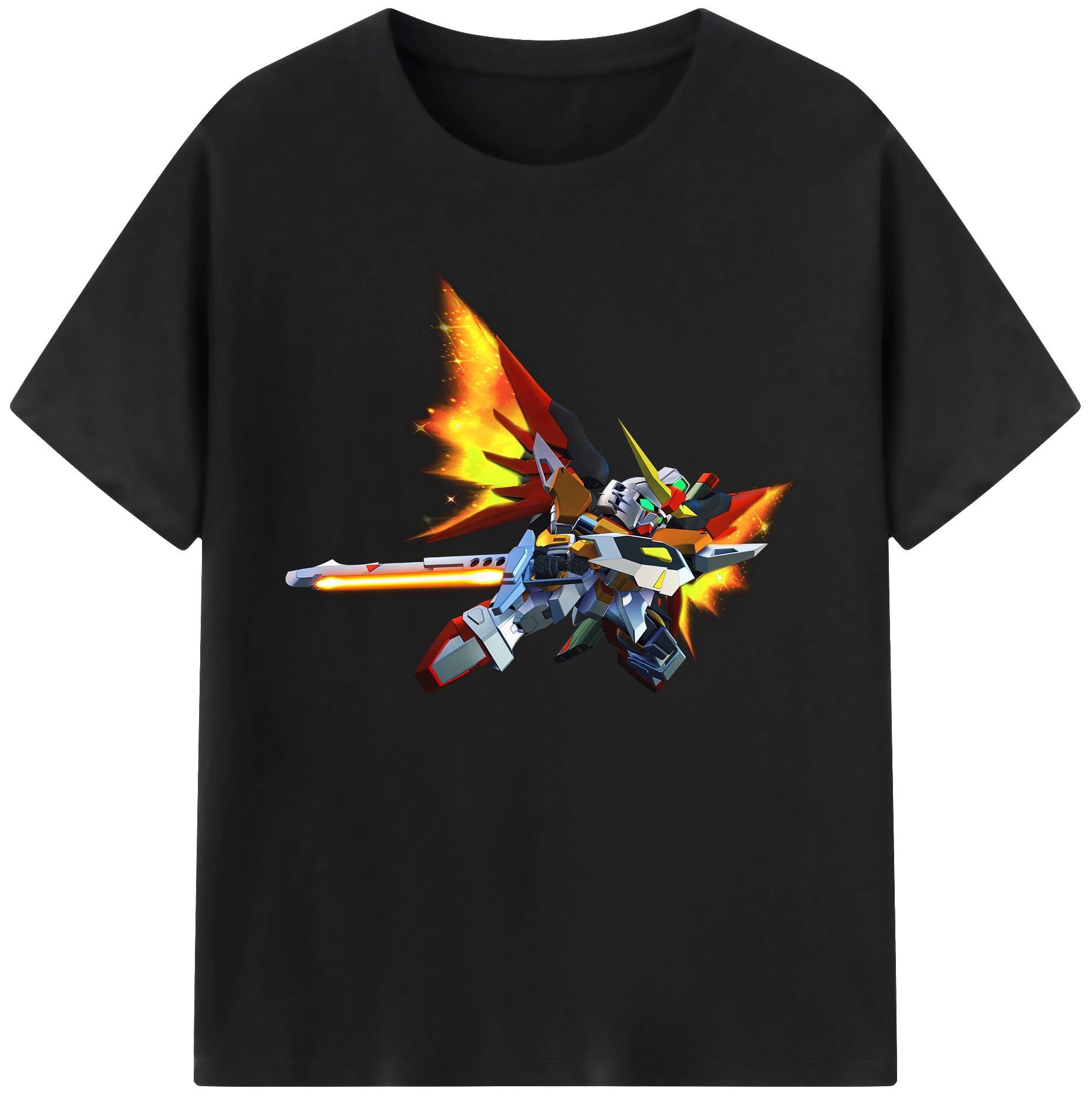 （画像用） 機動戦士ガンダム Mobile Suit Gundam 綿100％ メンズ半袖Tシャツ｜肌触りやわらか＆通気性