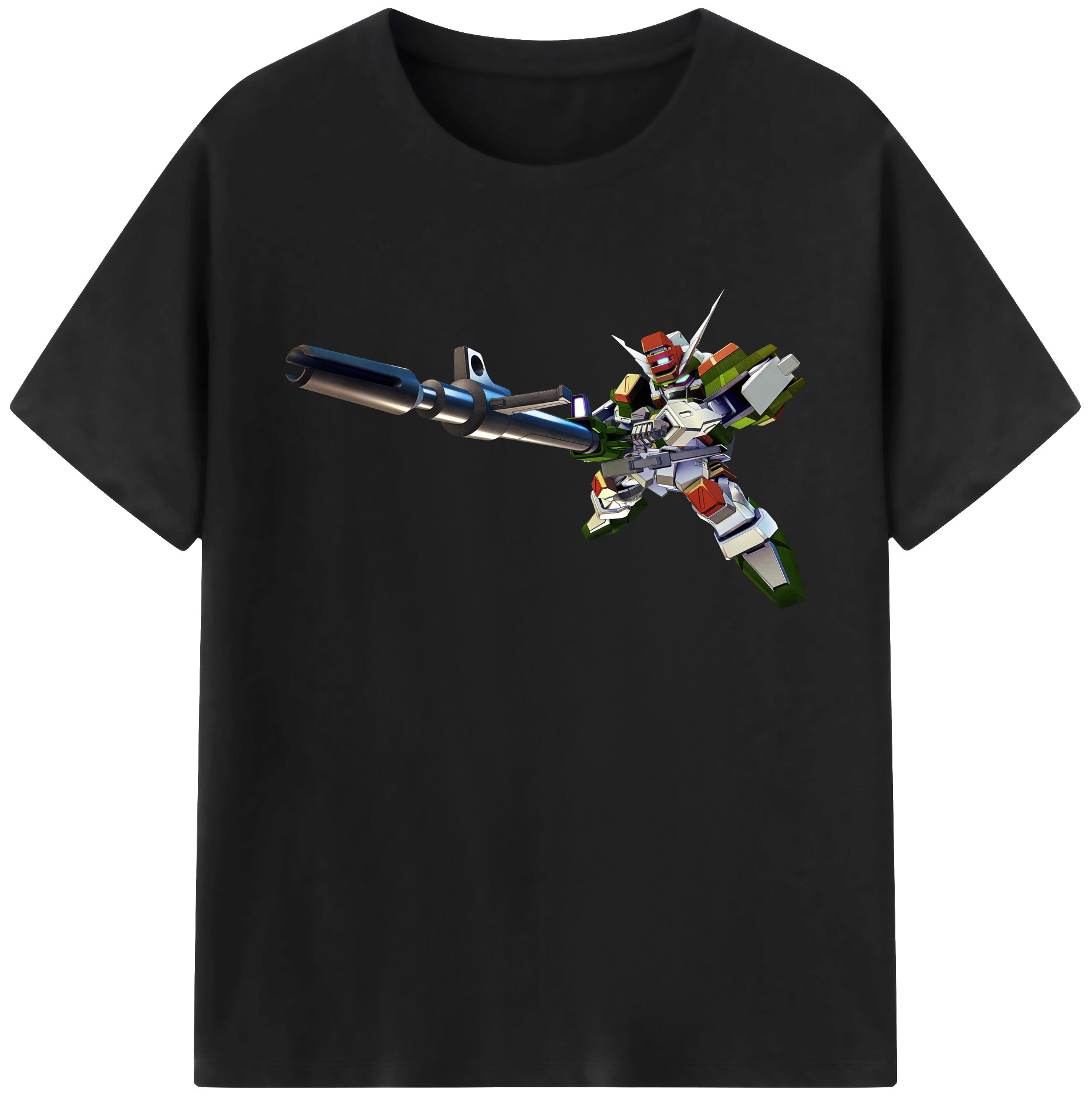 （画像用） 機動戦士ガンダム Mobile Suit Gundam 綿100％ メンズ半袖Tシャツ｜肌触りやわらか＆通気性