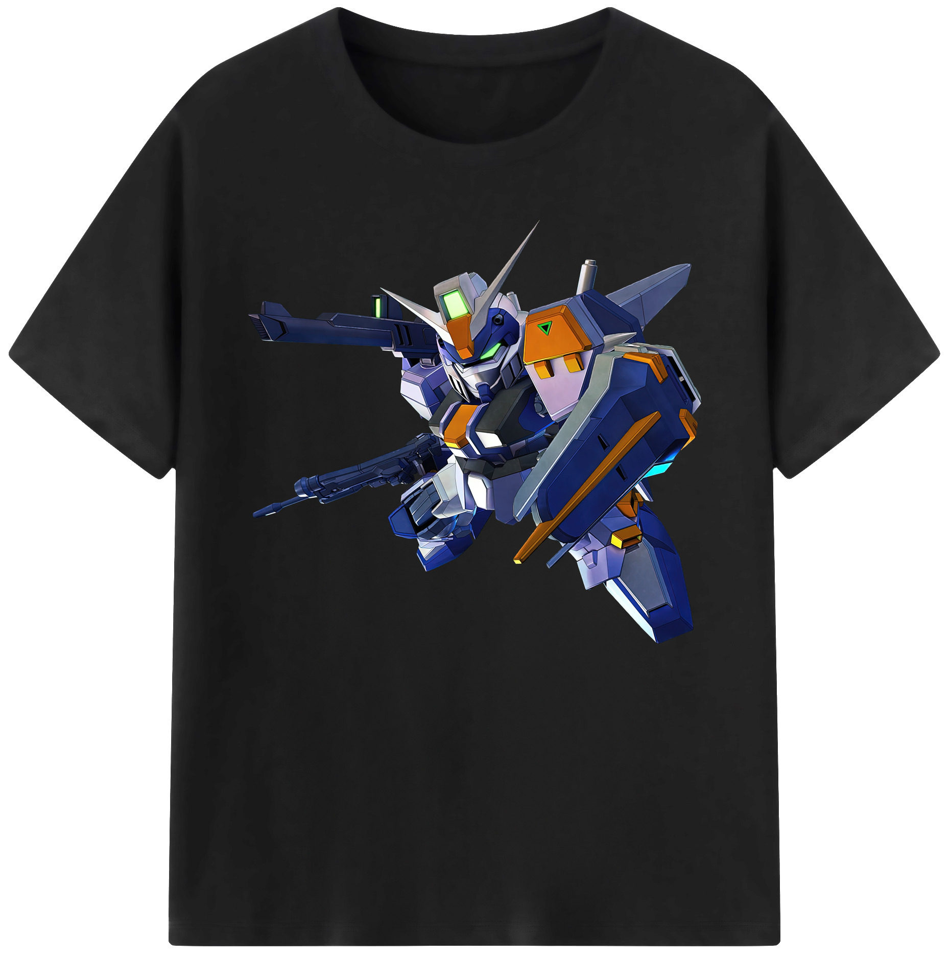 （画像用） 機動戦士ガンダム Mobile Suit Gundam 綿100％ メンズ半袖Tシャツ｜肌触りやわらか＆通気性
