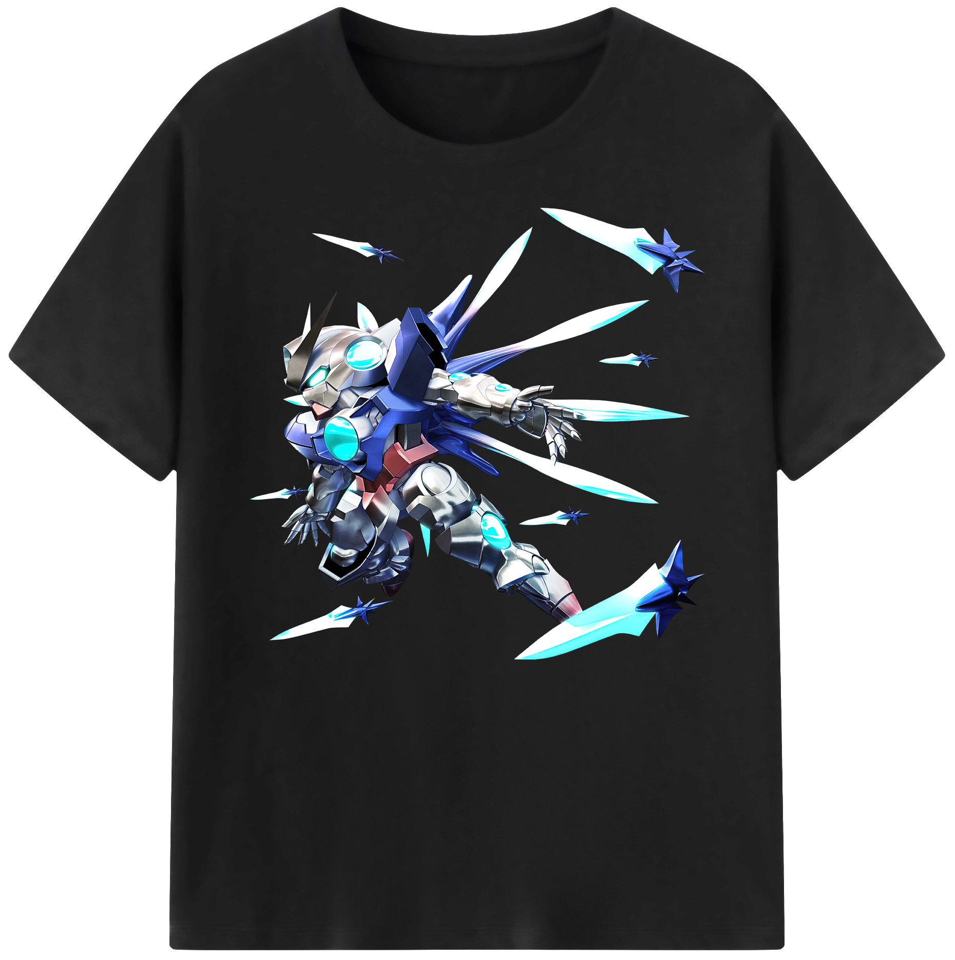 （画像用） 機動戦士ガンダム Mobile Suit Gundam 綿100％ メンズ半袖Tシャツ｜肌触りやわらか＆通気性
