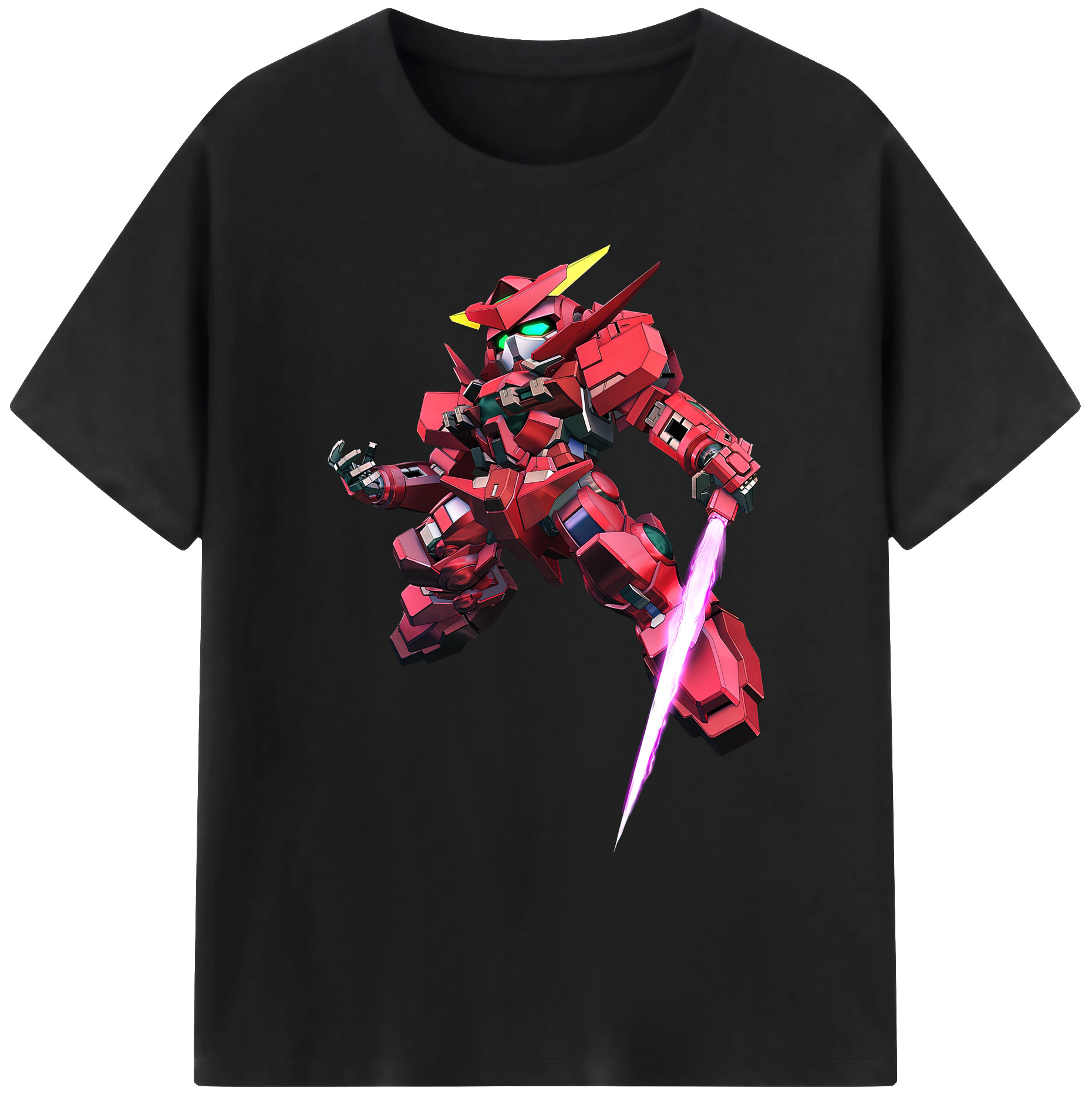 （画像用） 機動戦士ガンダム Mobile Suit Gundam 綿100％ メンズ半袖Tシャツ｜肌触りやわらか＆通気性