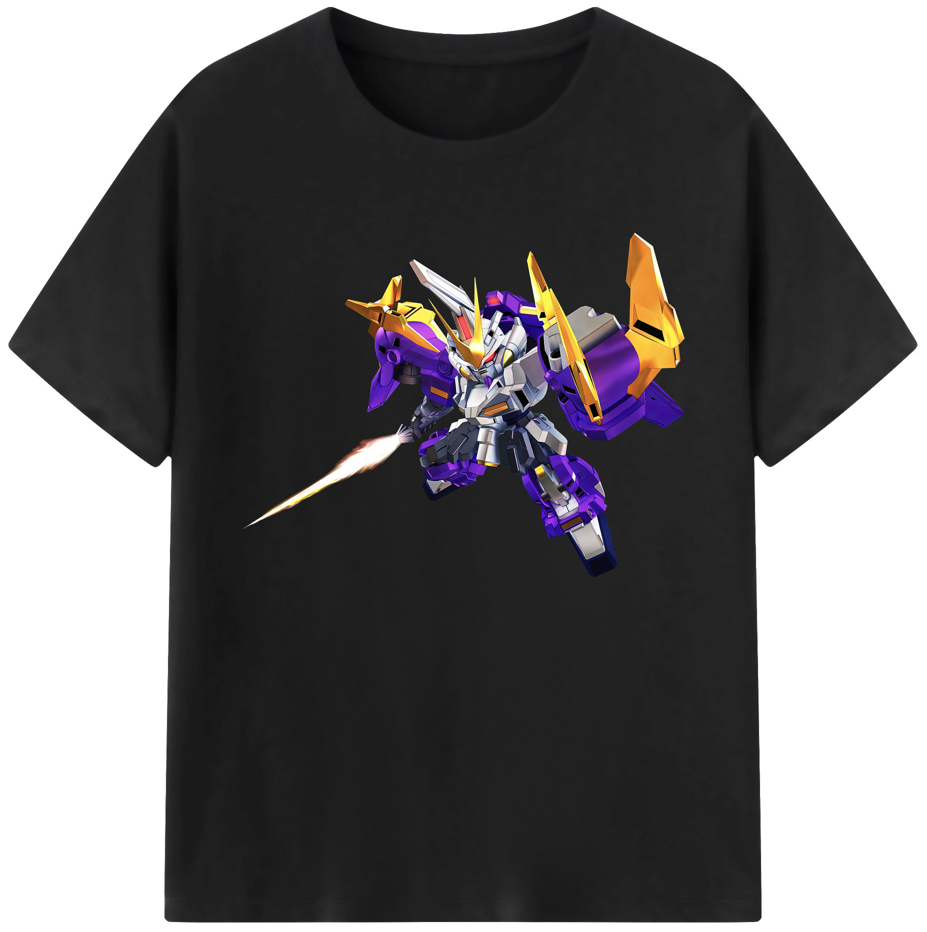 （画像用） 機動戦士ガンダム Mobile Suit Gundam 綿100％ メンズ半袖Tシャツ｜肌触りやわらか＆通気性