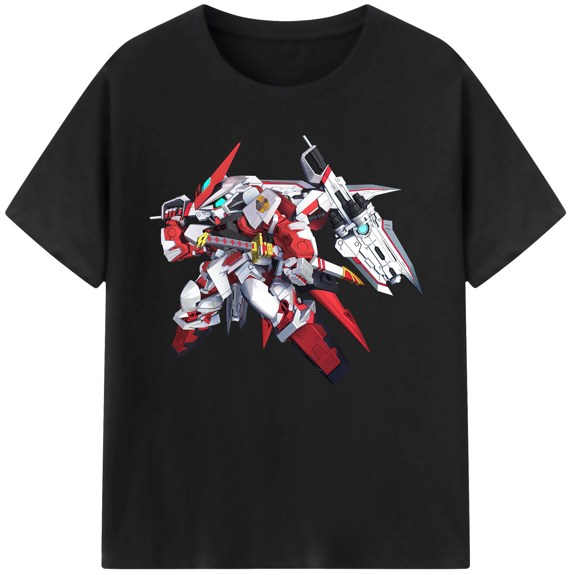 （画像用） 機動戦士ガンダム Mobile Suit Gundam 綿100％ メンズ半袖Tシャツ｜肌触りやわらか＆通気性