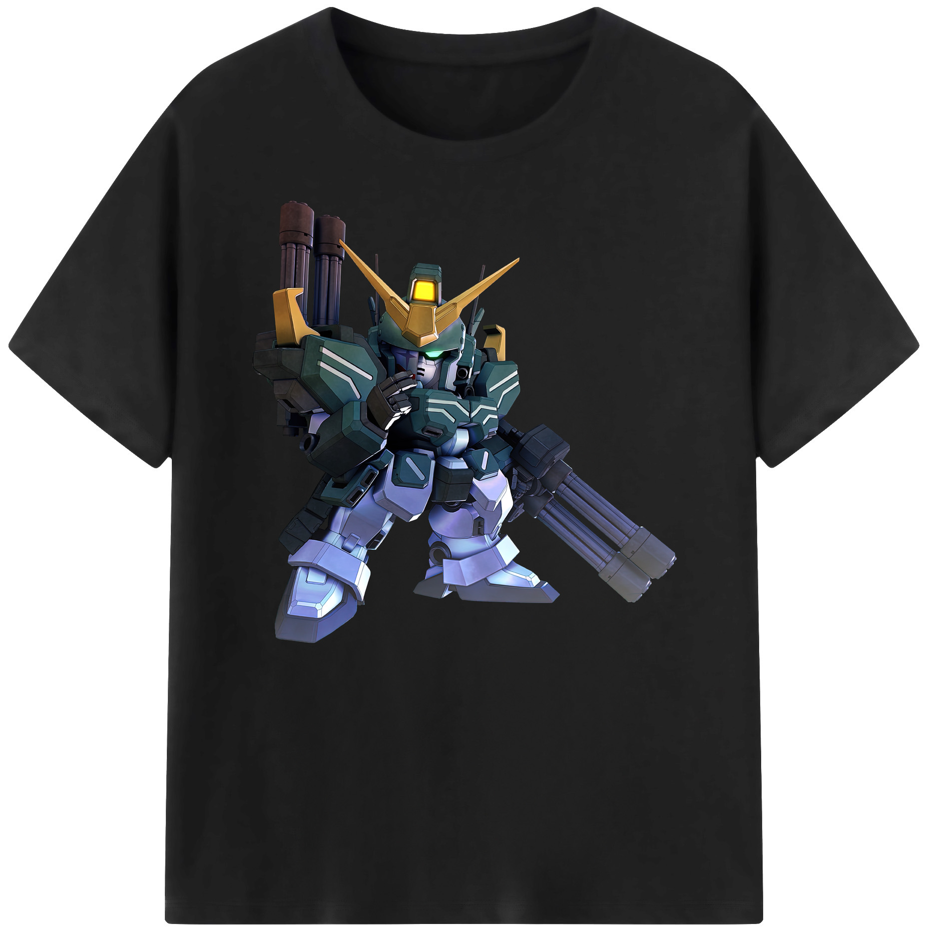（画像用） 機動戦士ガンダム Mobile Suit Gundam 綿100％ メンズ半袖Tシャツ｜肌触りやわらか＆通気性